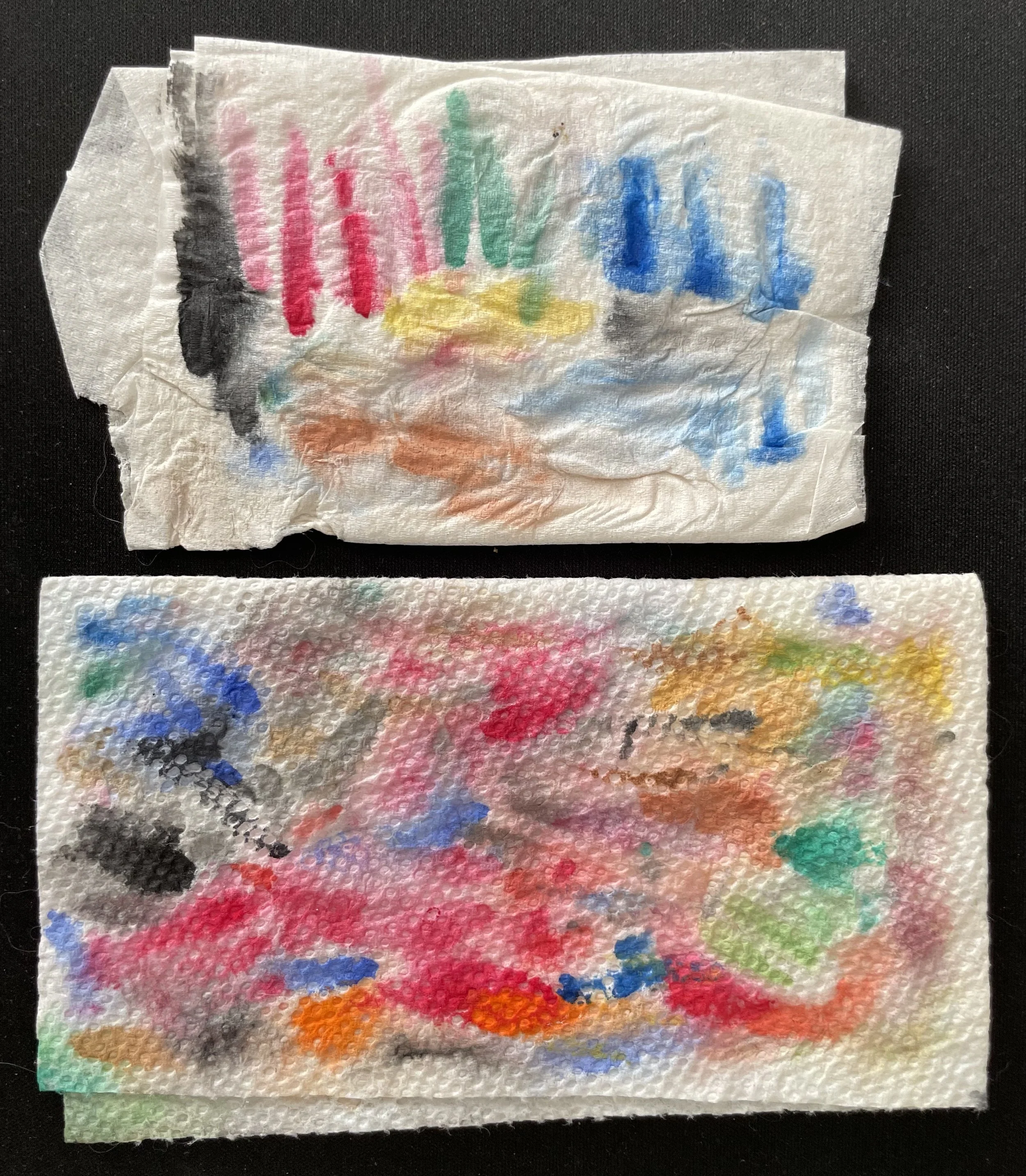 Aftermath 2 - Watercolor on tissue