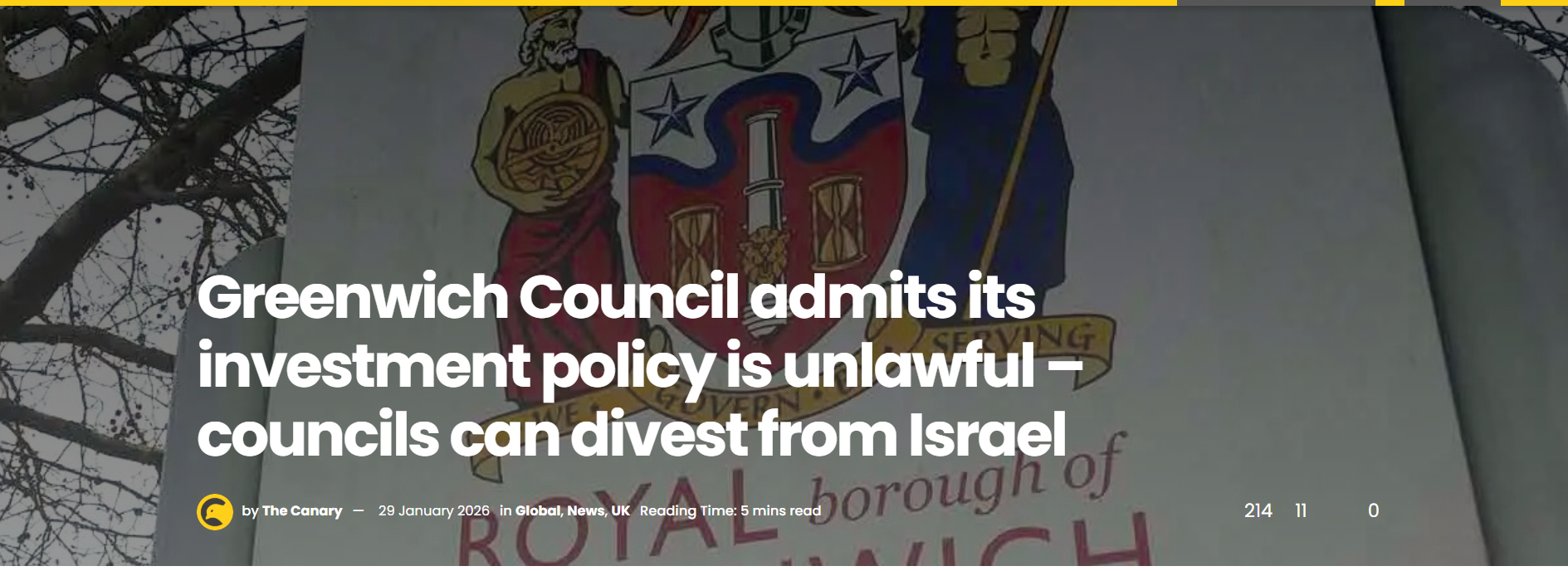 Canary online media -title of the article