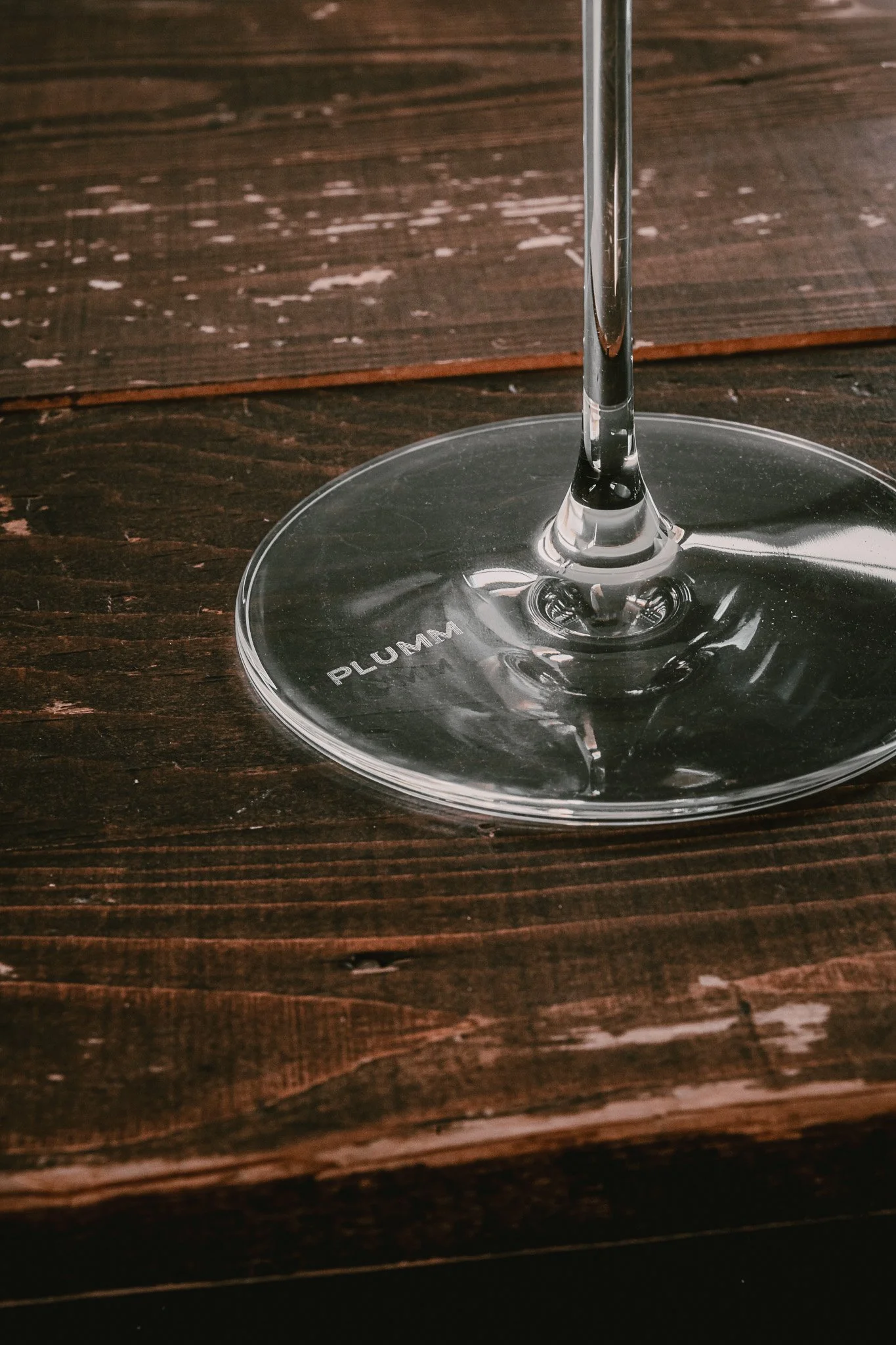 Plumm wine glass product photography Logo – styled in studio and lifestyle settings