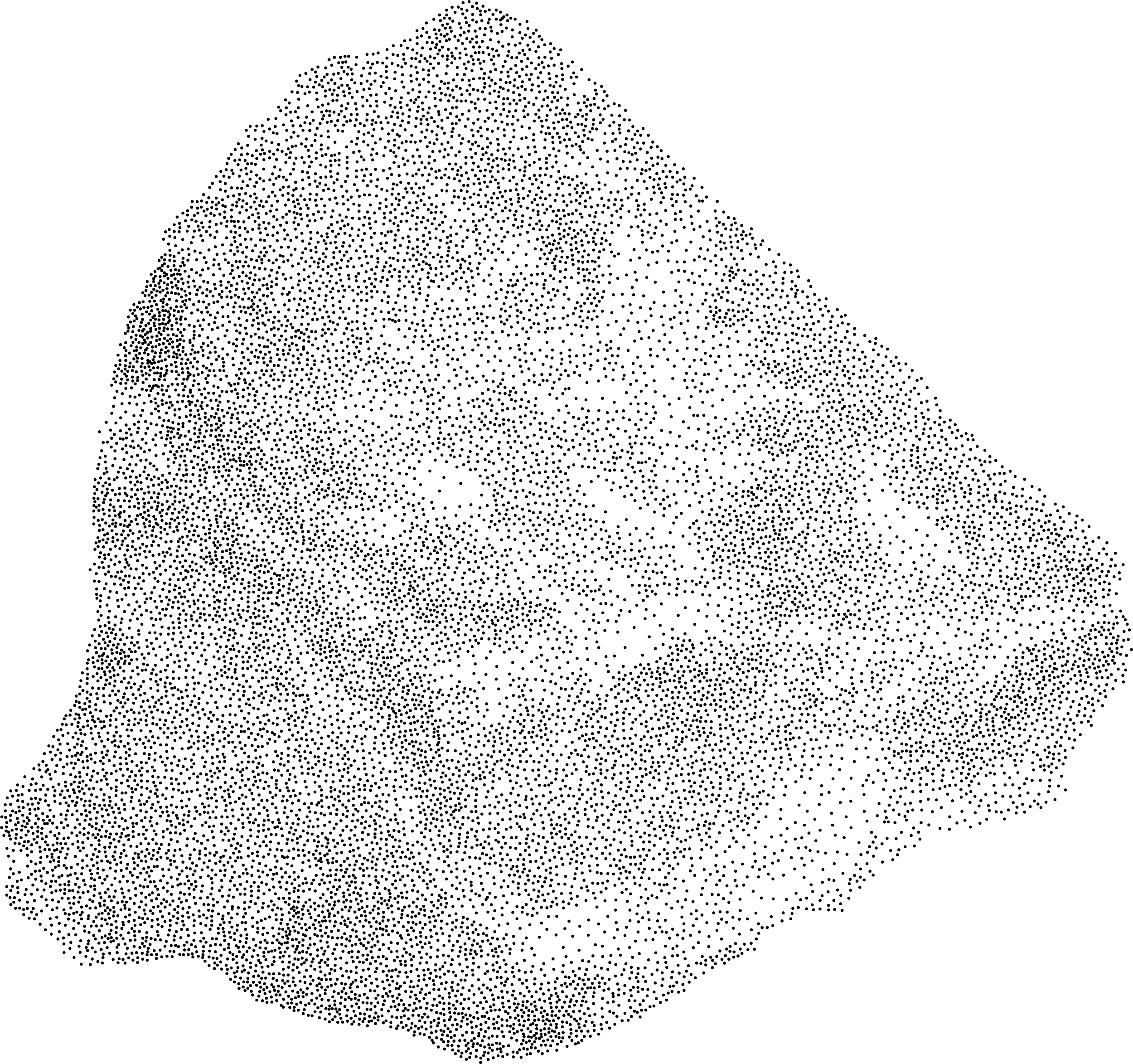 Abstract dotted rock sketch overlay – Granite block textured design element