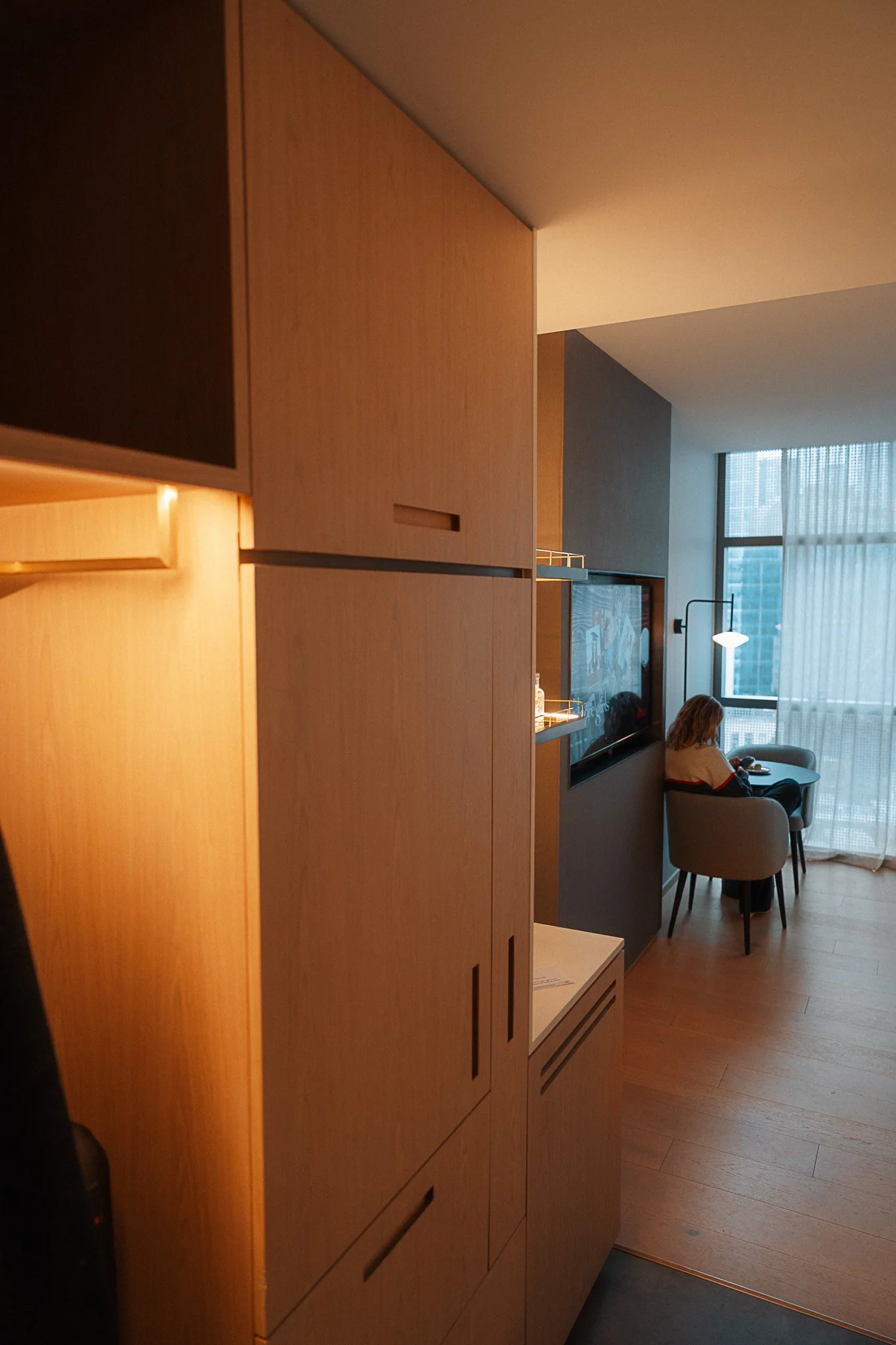 Lanson Place Melbourne boutique hotel room – moody lifestyle and design furnature
