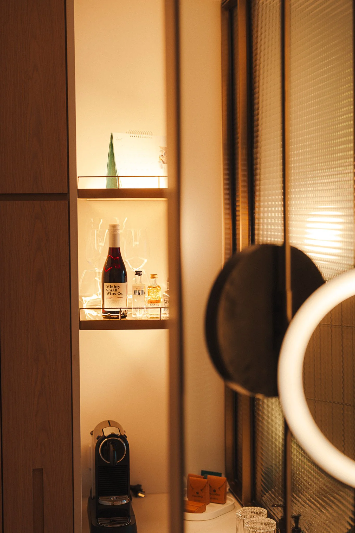 Lanson Place Melbourne boutique hotel room – moody lifestyle and design photography