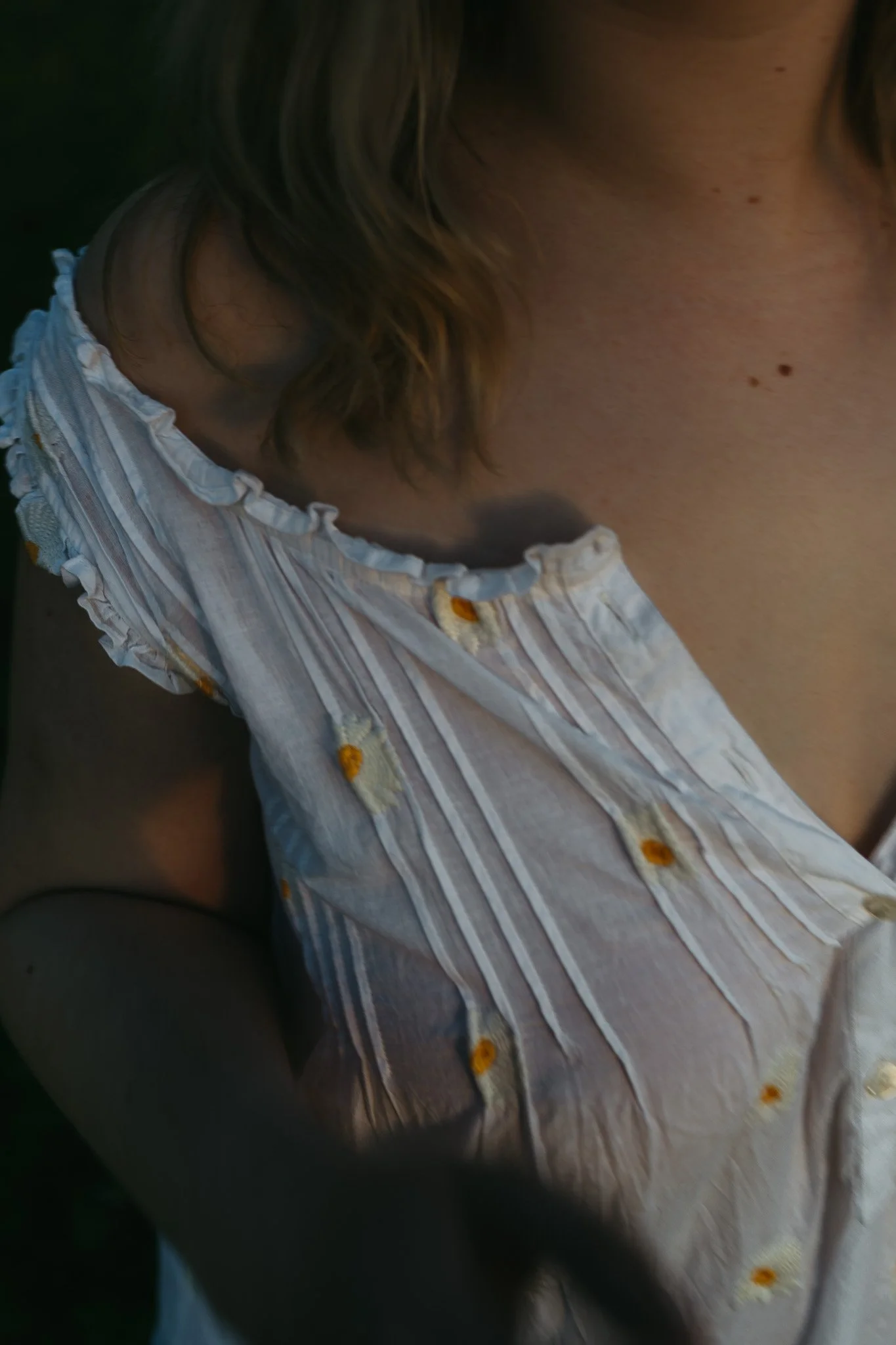 Gaudy & Prim fashion campaign – model wearing dress in outdoor setting