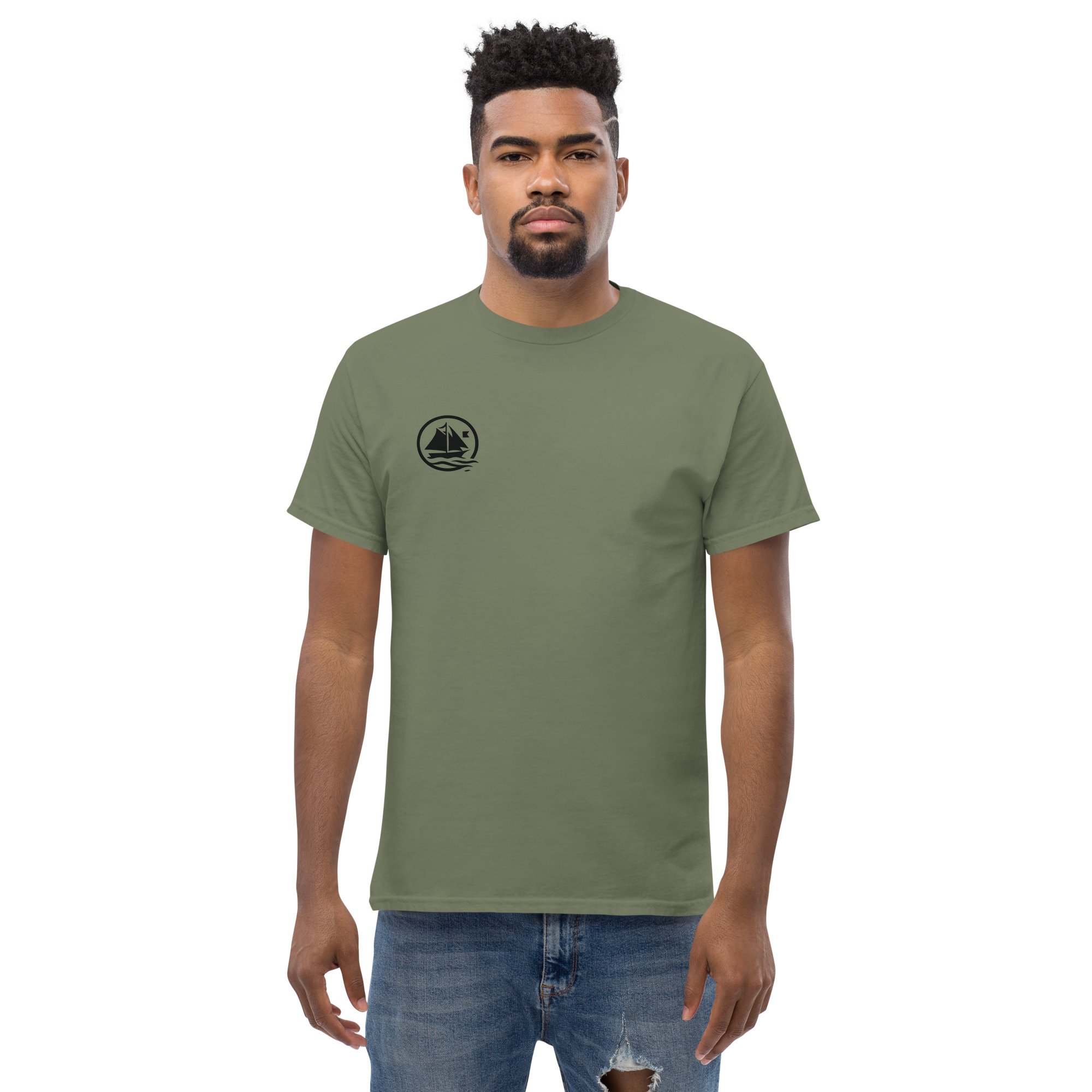 unisex-classic-tee-military-green-front-6a11b7441c57b.jpg