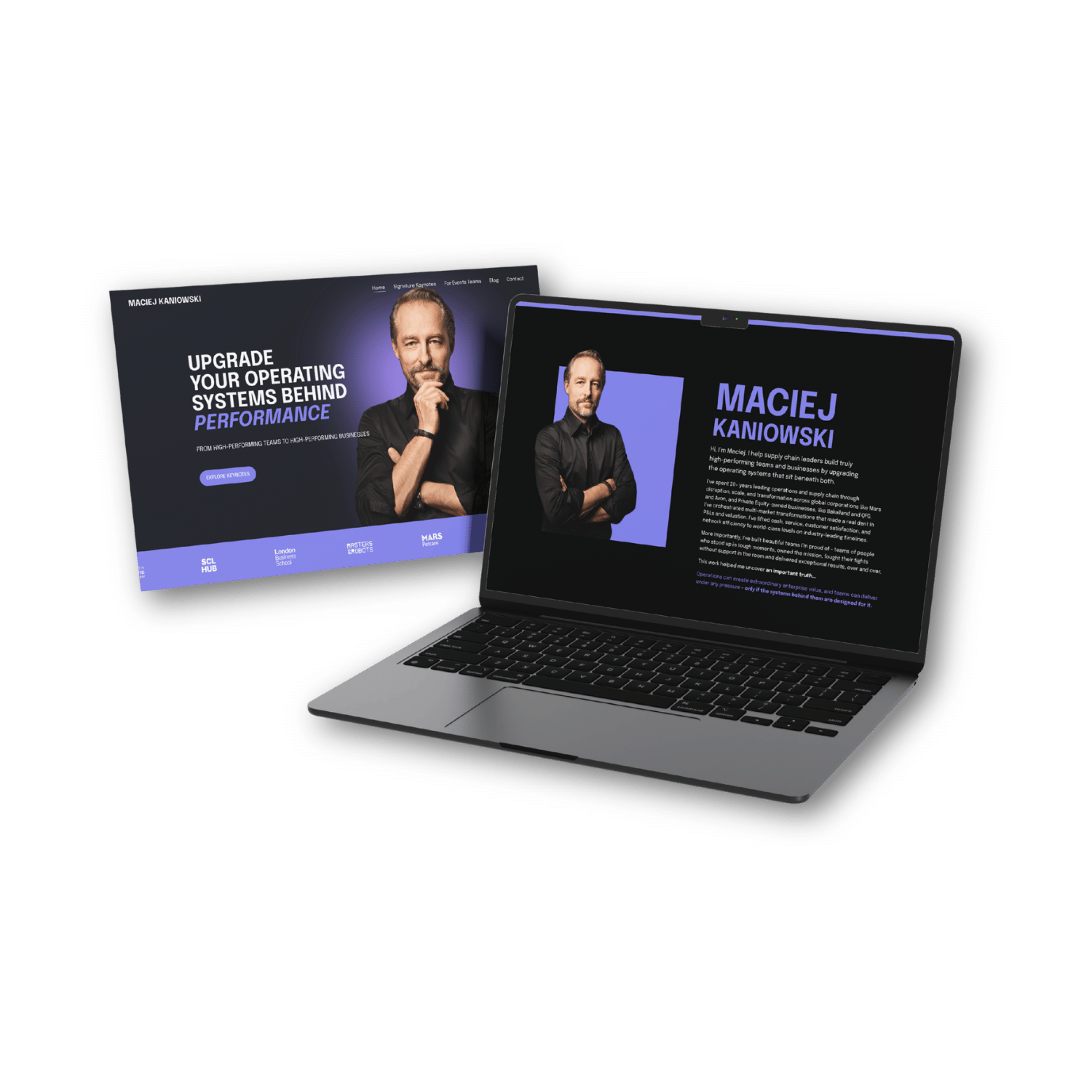 Speaker Website (Full Site)