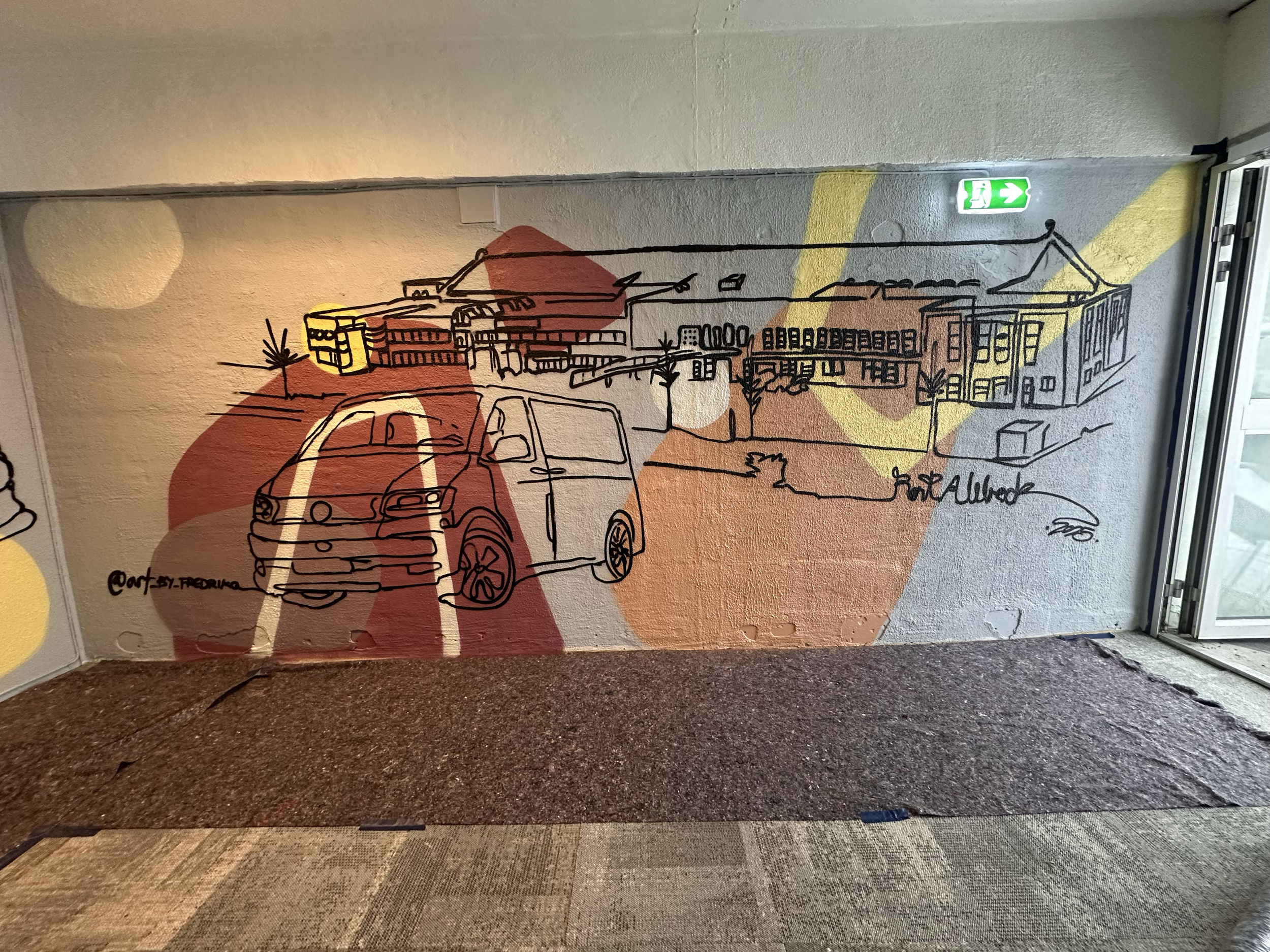 Rent a Wreck kontor Central garagen Drammen