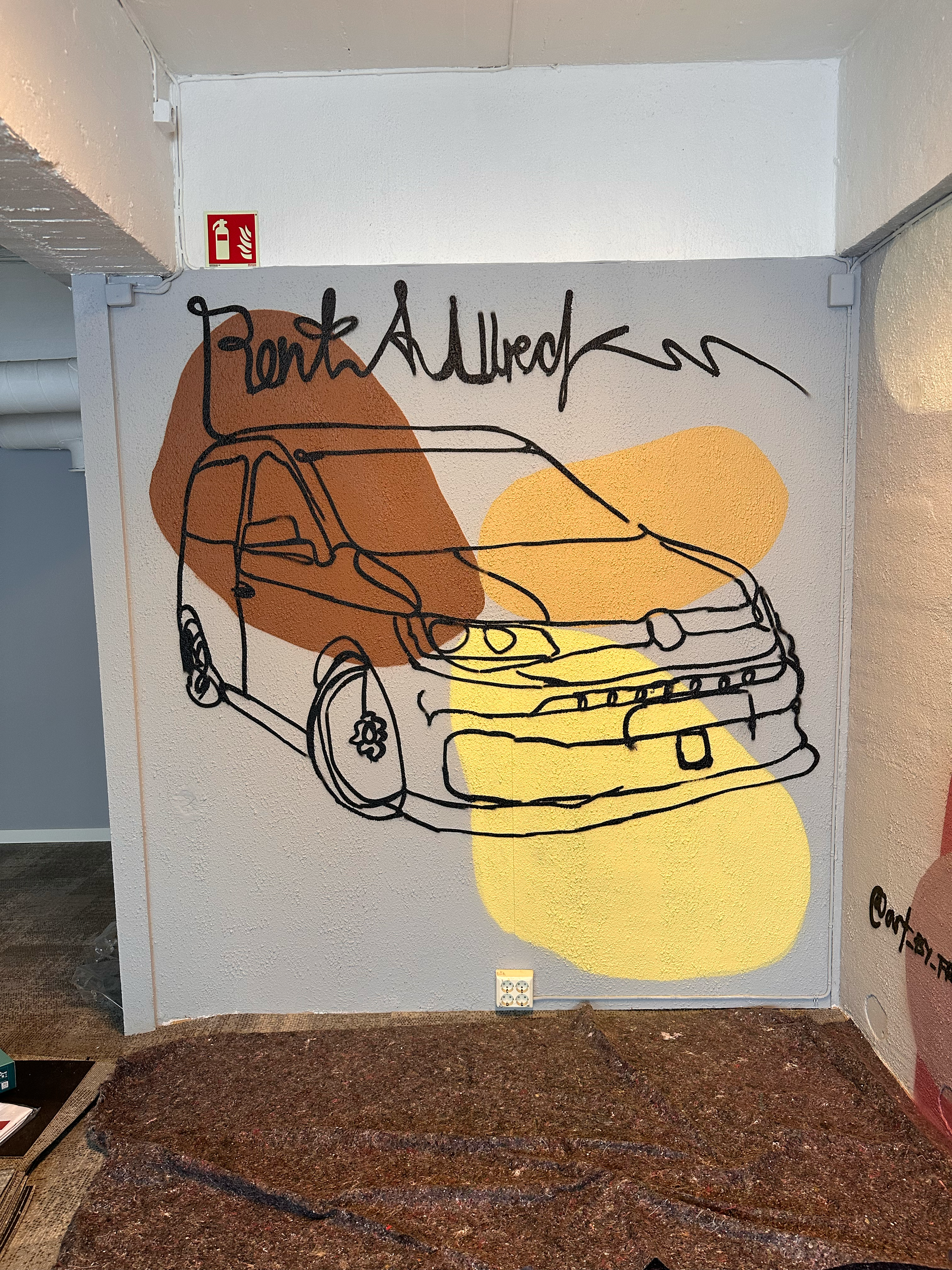 Rent a Wreck kontor Central garagen Drammen