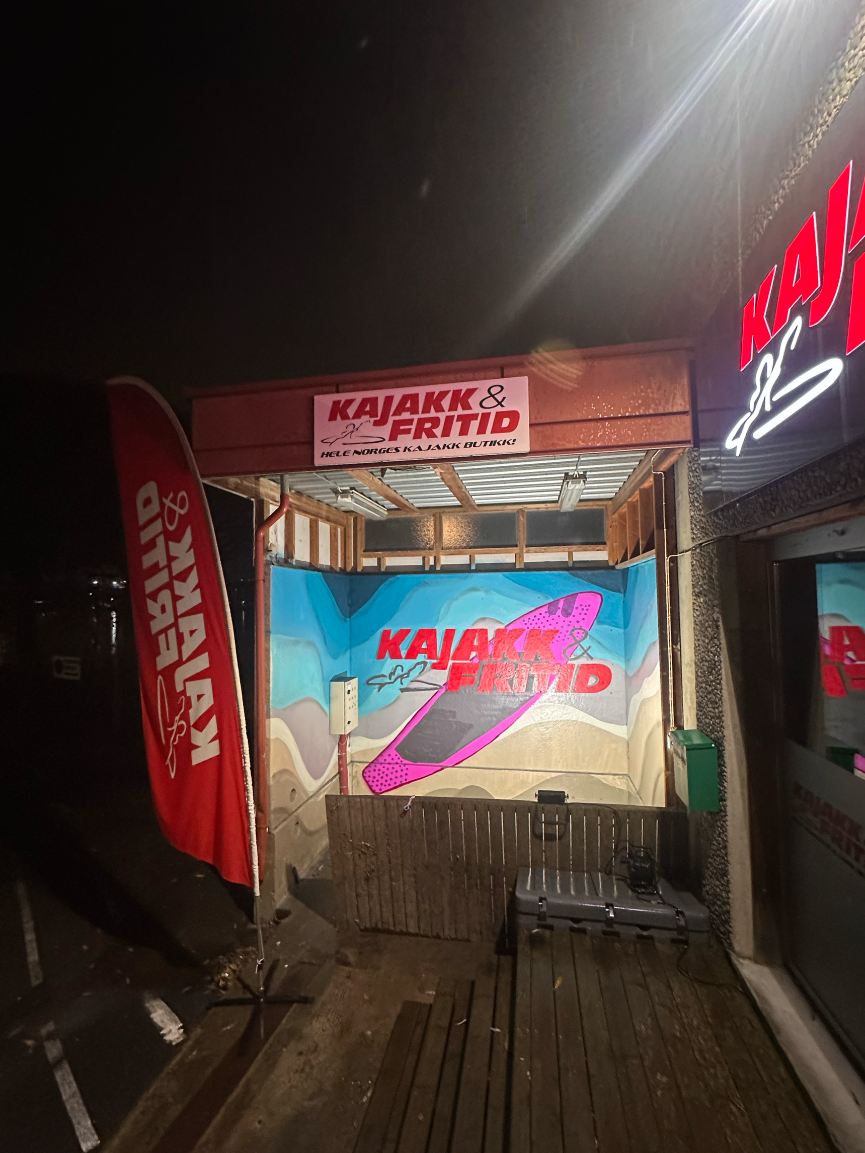 Fasade endring Kajakk & Fritid avd. Drammen