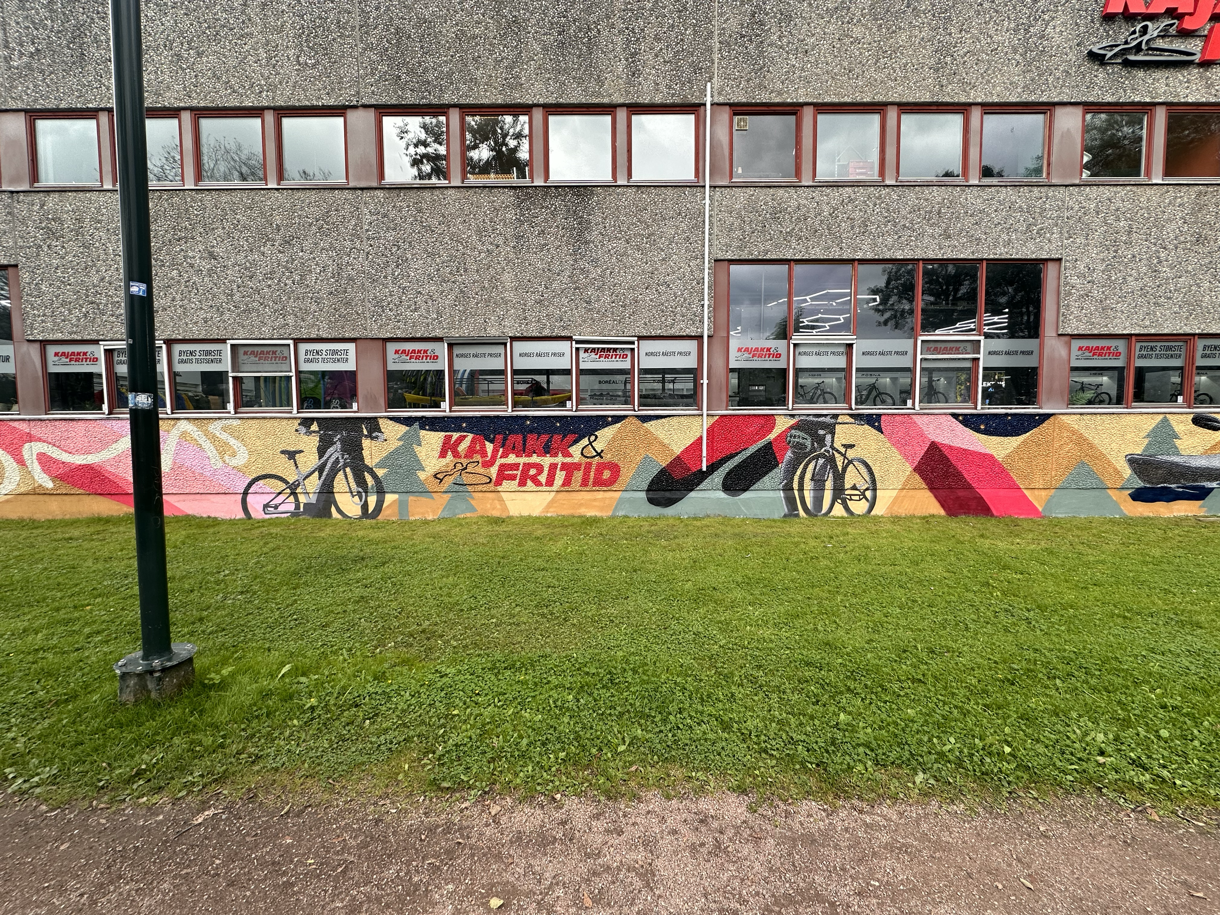 Fasade Kajakk & Fritid avd. Drammen 