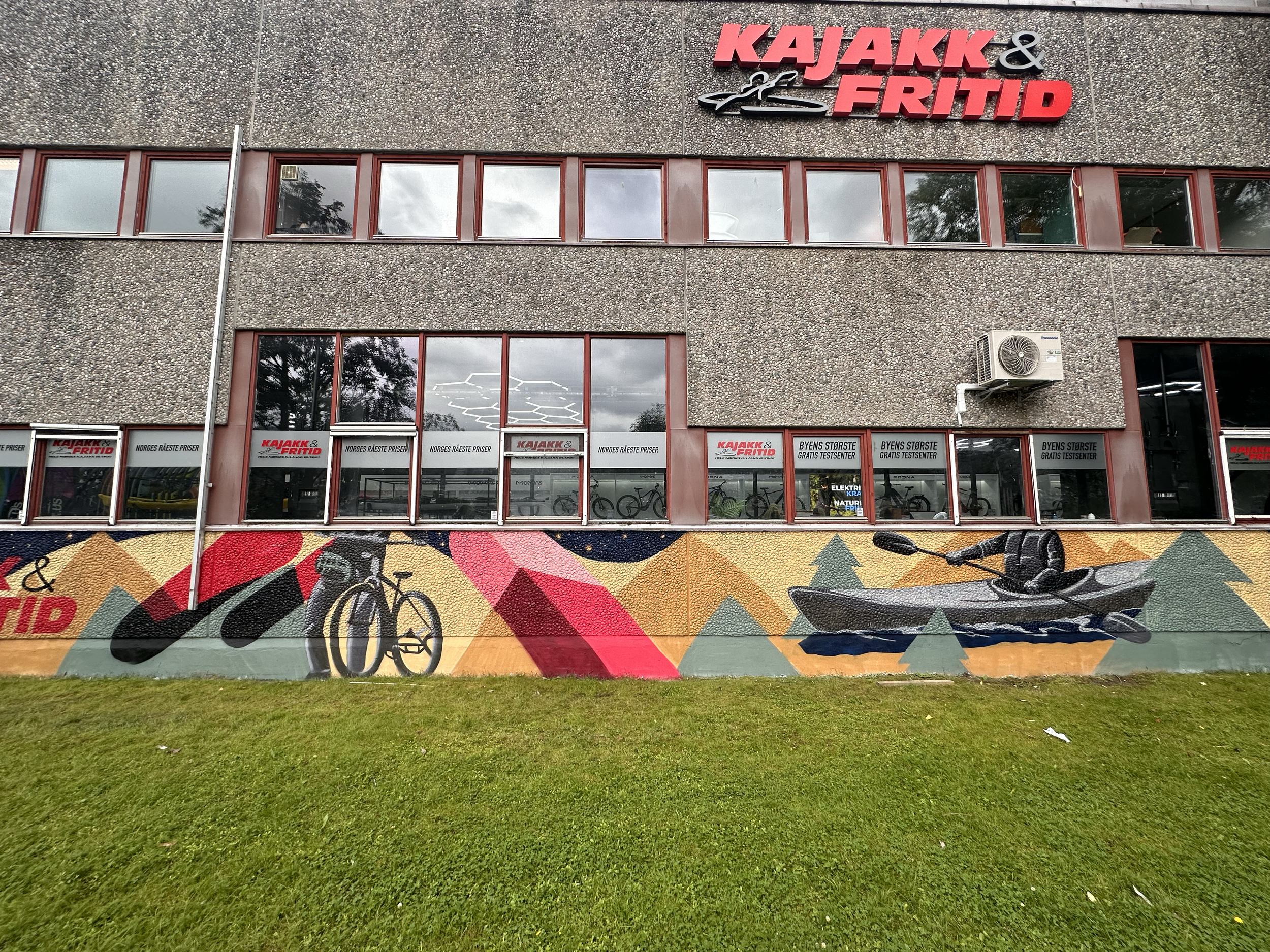 Fasade Kajakk & Fritid avd. Drammen 