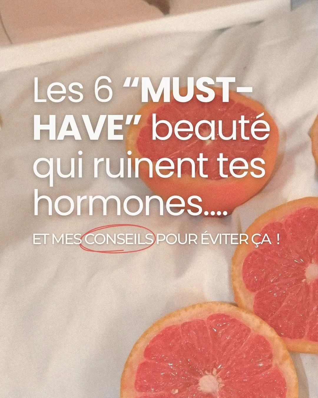 ⚠️Ce post n&rsquo;est pas l&agrave; pour te culpabiliser.
Il est l&agrave; pour te rappeler une r&eacute;alit&eacute; : l&rsquo;industrie cosm&eacute;tique formule encore beaucoup de produits avec des substances connues pour interagir avec notre syst