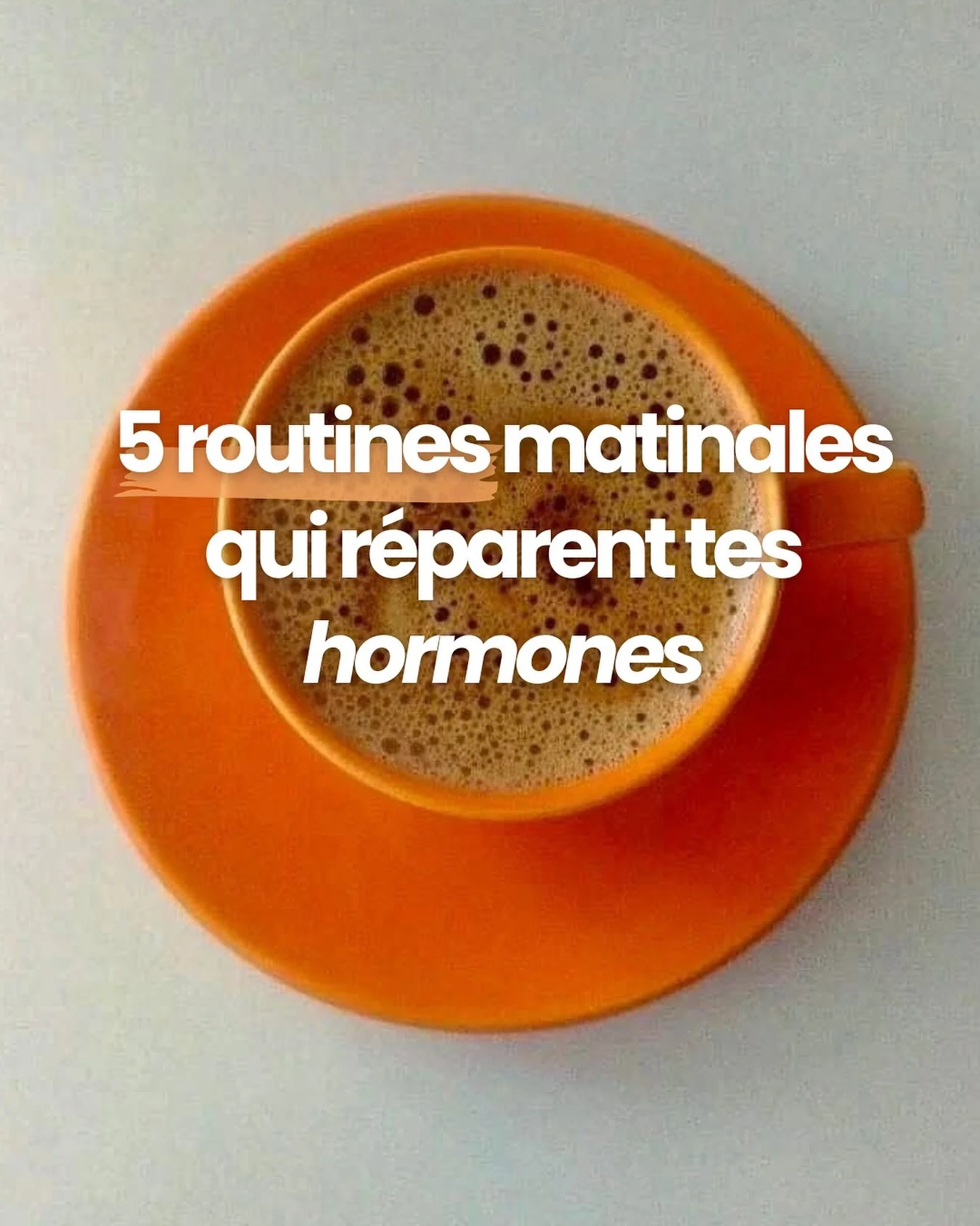 🧡Et si ton matin d&eacute;cidait de ton &eacute;quilibre hormonal ?
Avant m&ecirc;me ton premier caf&eacute;, ton corps orchestre d&eacute;j&agrave; une symphonie d&rsquo;hormones : cortisol, insuline, &oelig;strog&egrave;nes, thyro&iuml;de&hellip;
