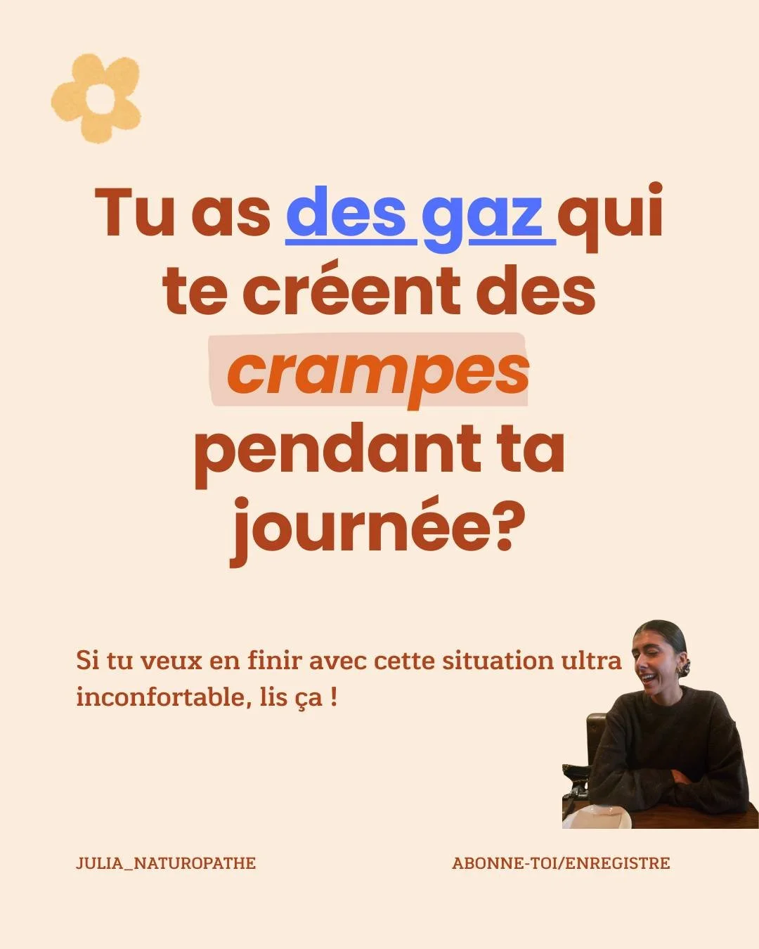 Cette sensation n&rsquo;est pas horrible ?

Quand tu as tellement de gaz que &ccedil;a te donne des crampes&hellip; et que &ccedil;a t&rsquo;emp&ecirc;che de te concentrer dans ta journ&eacute;e, ou m&ecirc;me de profiter de ton week-end... 

TADAM, 