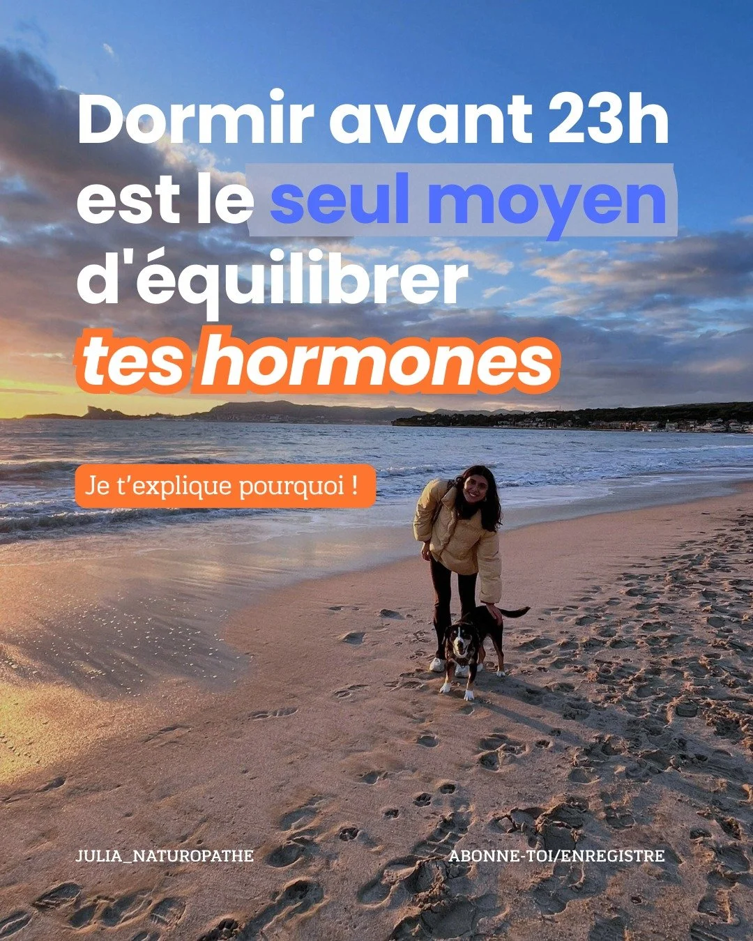 Oui 👉🏻 dormir avant 23h est le meilleur moyen d'&eacute;quilibrer tes hormones 😬

Est-ce que &ccedil;a veut dire que tu dois &ecirc;tre au lit &agrave; 22h pile tous les soirs ? Non, on est d'accord que c'est pas toujours r&eacute;aliste.
Mais ce 