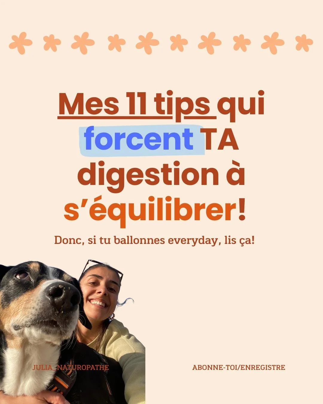 Pendant des ann&eacute;es, j&rsquo;ai cherch&eacute; LA solution miracle pour ma digestion (spoiler alert : &ccedil;a n&rsquo;existe pas..) 
Mais j&rsquo;ai d&eacute;couvert quelque chose d&rsquo;encore mieux : des petits changements quotidiens qui s
