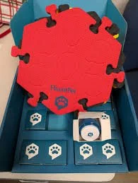 Picture of a kit with interactive buttons that pet can use to communicate with humans