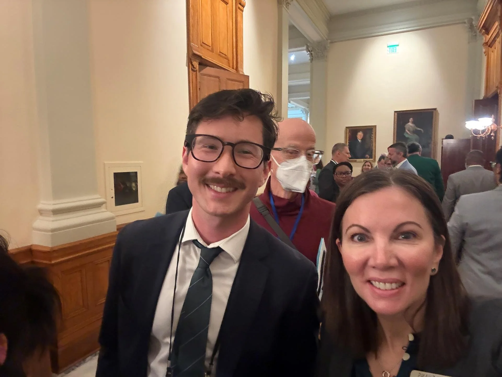 2026 Rep Evans with Start Up Constituent.jpg