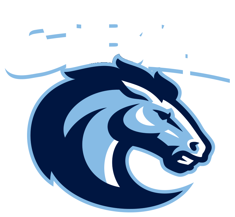 Logo with a stylized blue lion's head and the letters C B A above it.