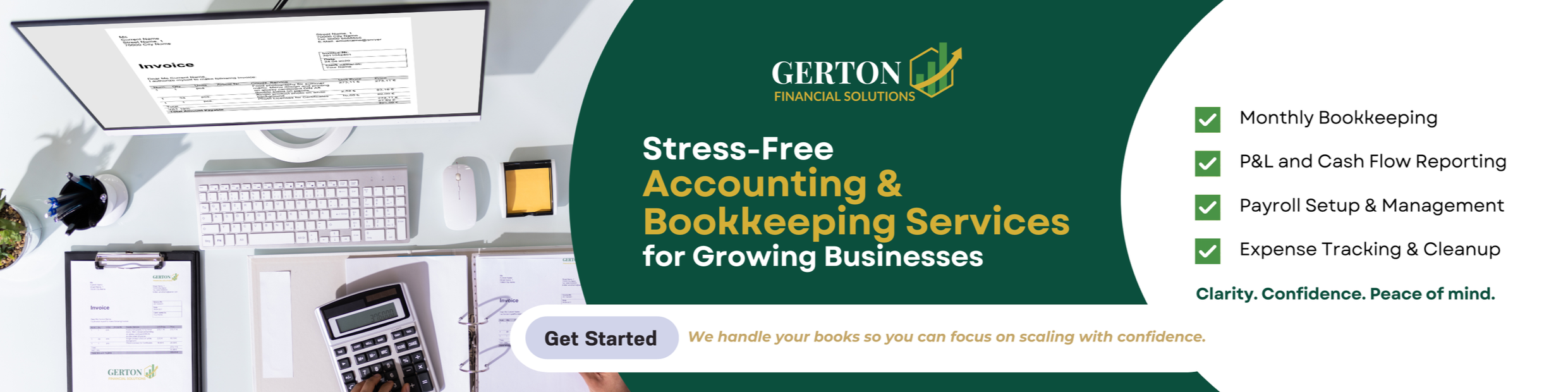 Gerton Financial Solution Bookkeeping and Accounting Service banner