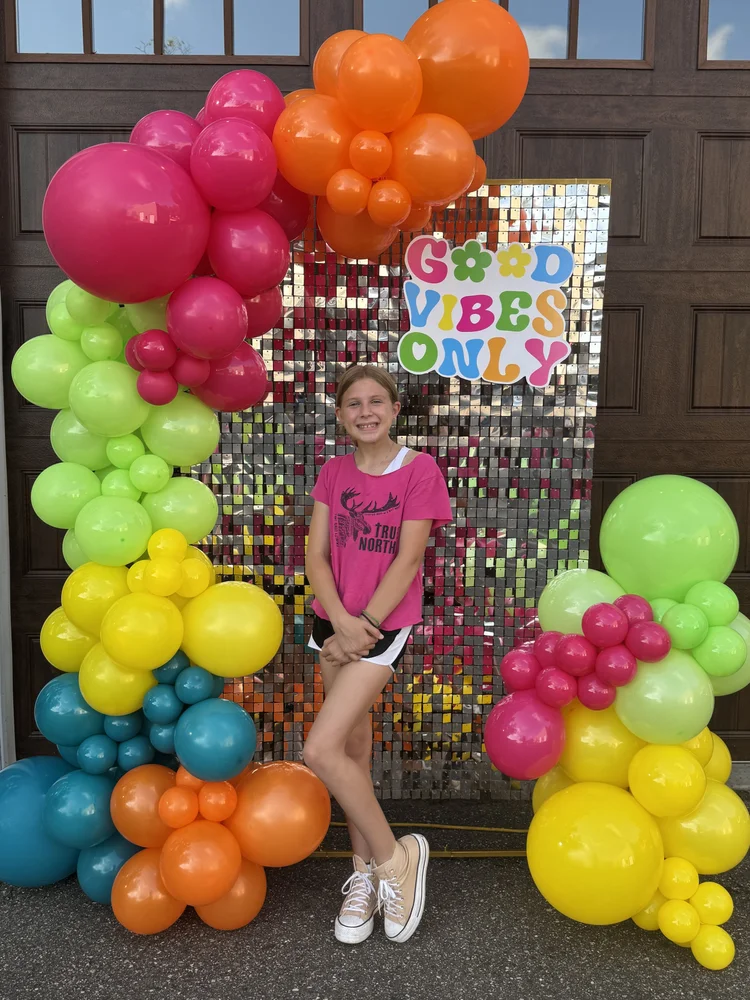 Balloon backdrop example