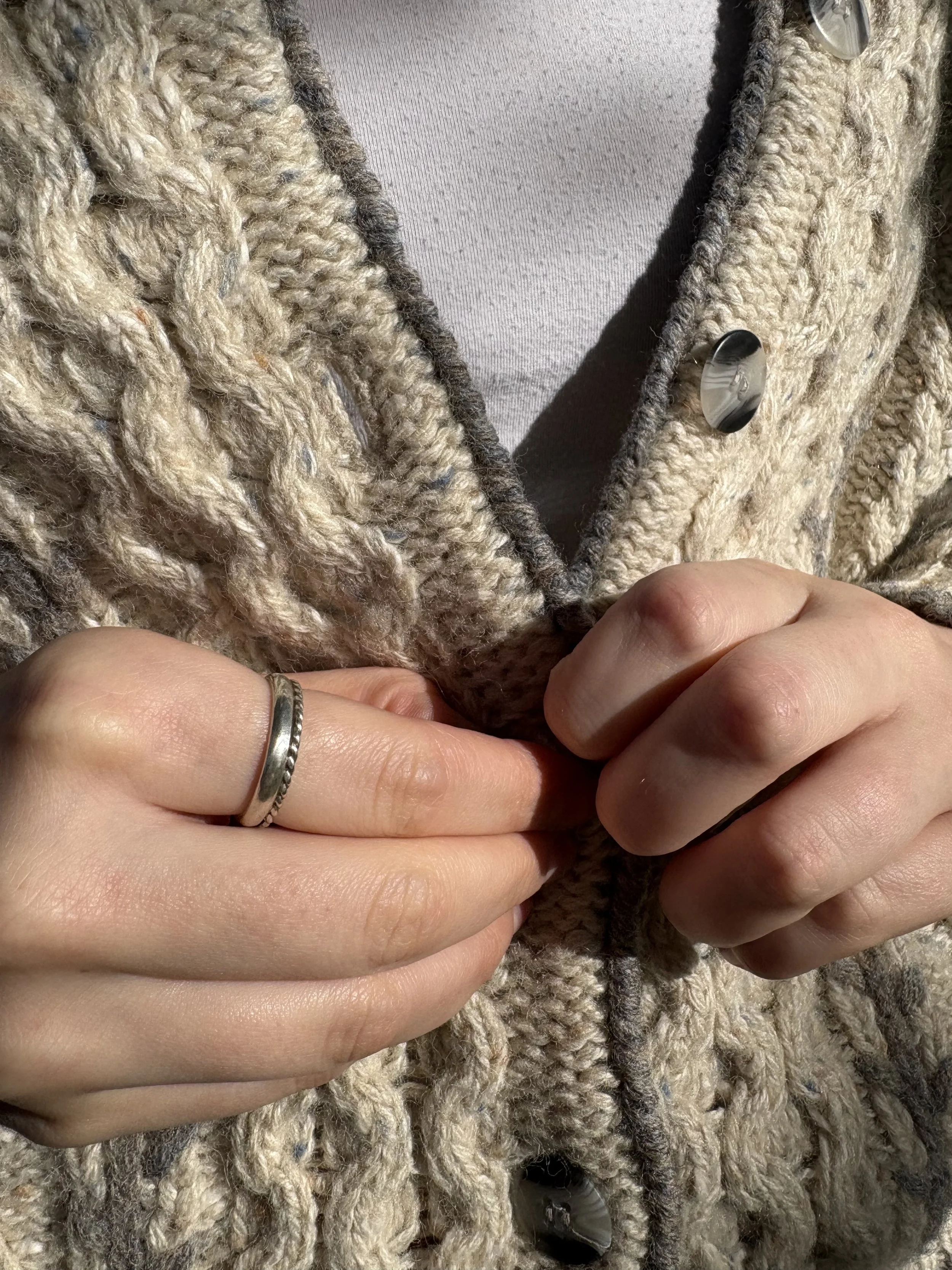 Chunky Stacked wire ring