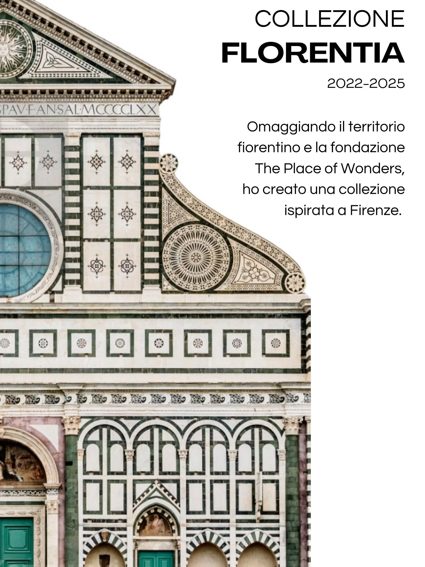 Collezione FLORENTIA
.
.
Nata con la volont&agrave; di omaggiare il territorio fiorentino e la fondazione @theplaceofwonders.foundation che grazie a una borsa di studio triennale mi ha permesso di formarmi dal 2022 presso l&rsquo;accademia @le_arti_o