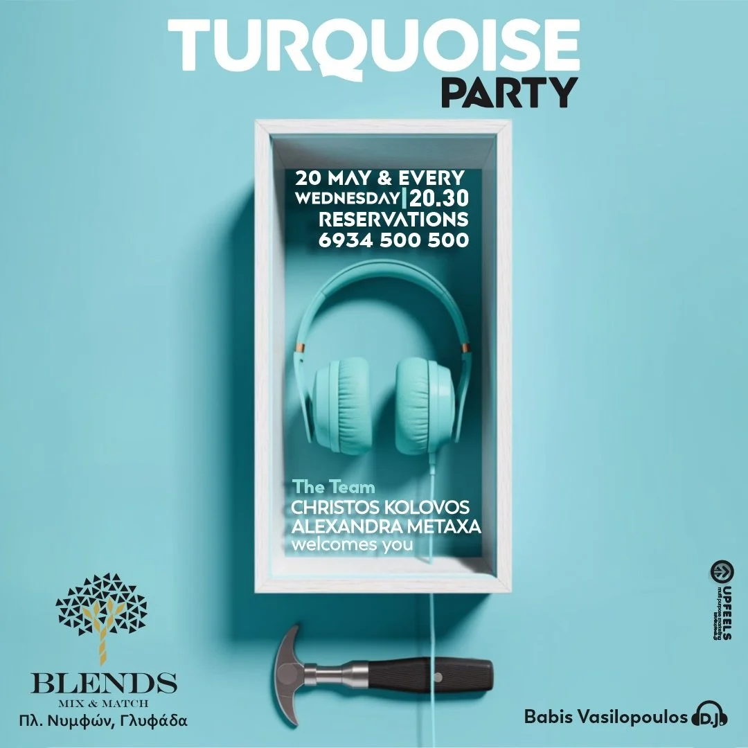 Every Wednesday has a new colour 🩵
Turquoise Party is back at Blends, bringing the rhythm, the atmosphere and the midweek energy you&rsquo;ve been waiting for 🎧

Join us tonight and every Wednesday | 20:30
Reservations: 6934 500 500