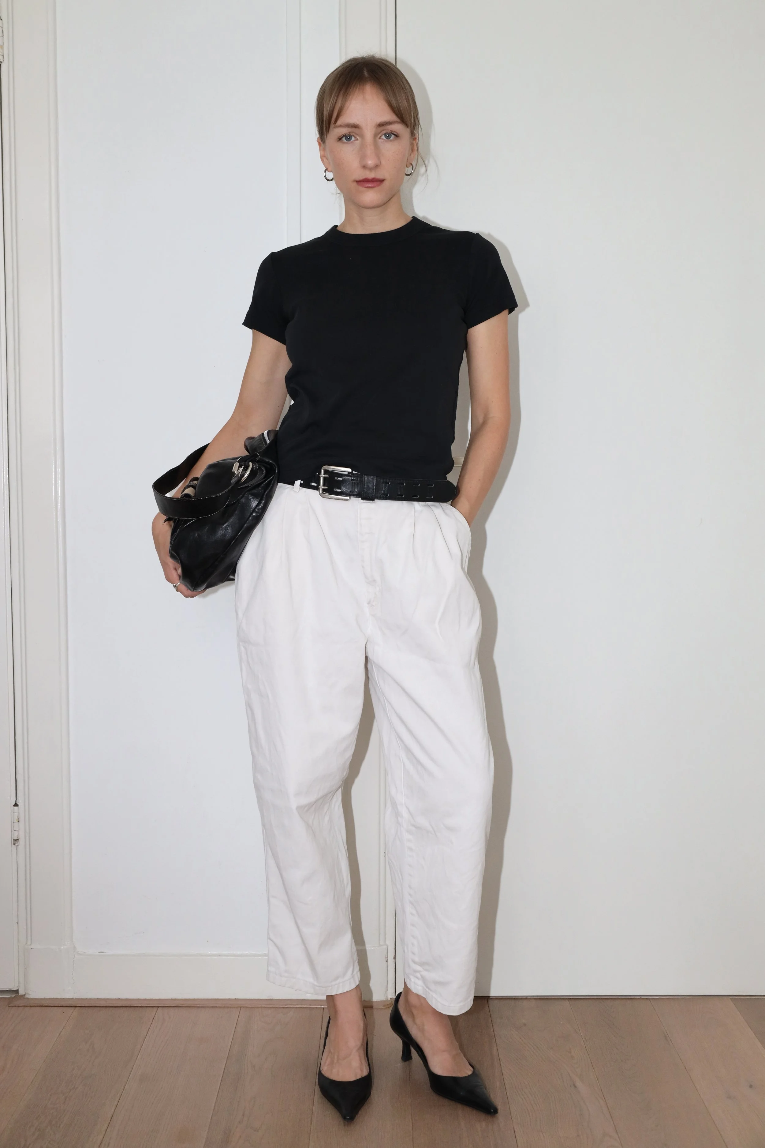 BARREL CROPPED TROUSERS