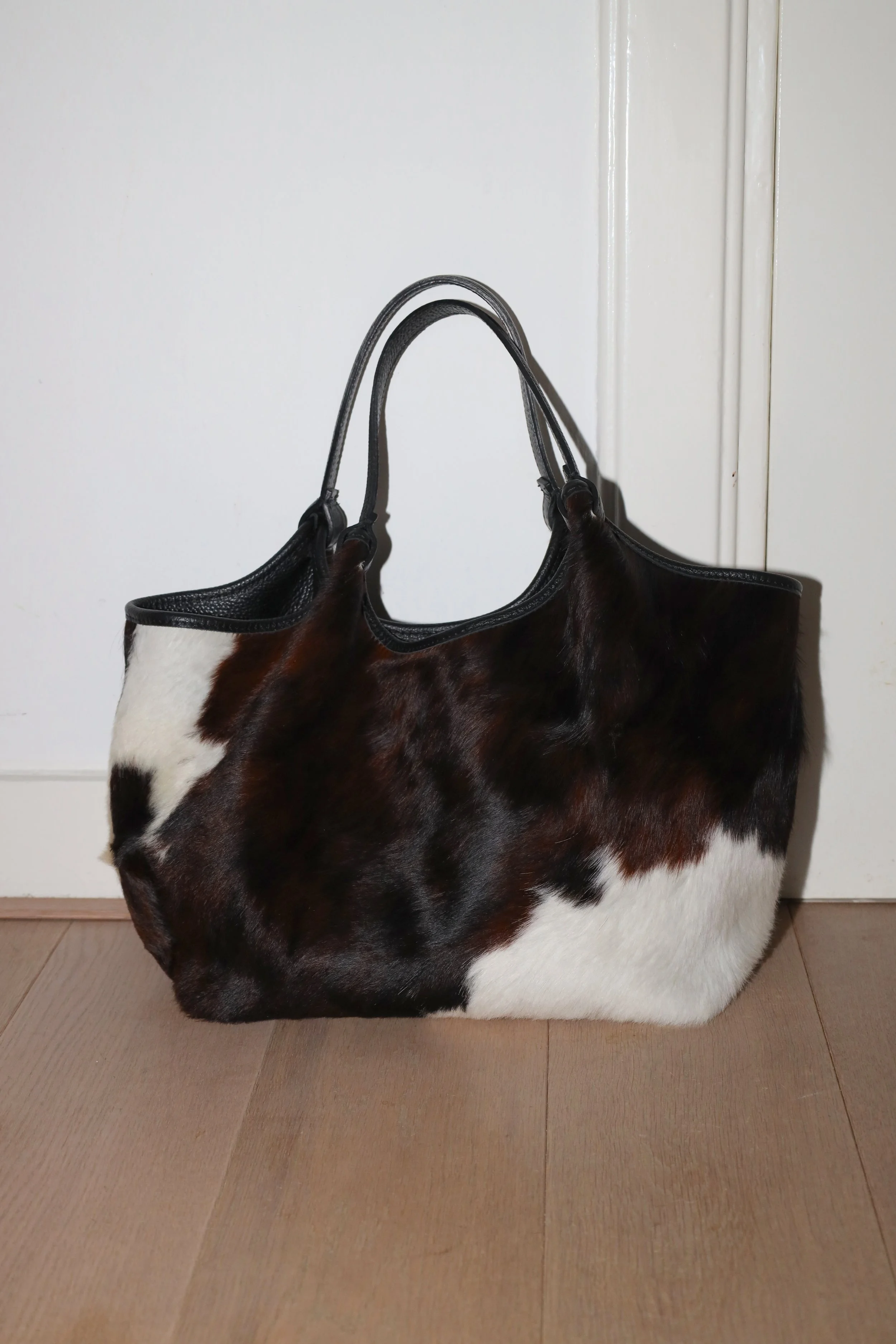 COWHIDE HOBO BAG