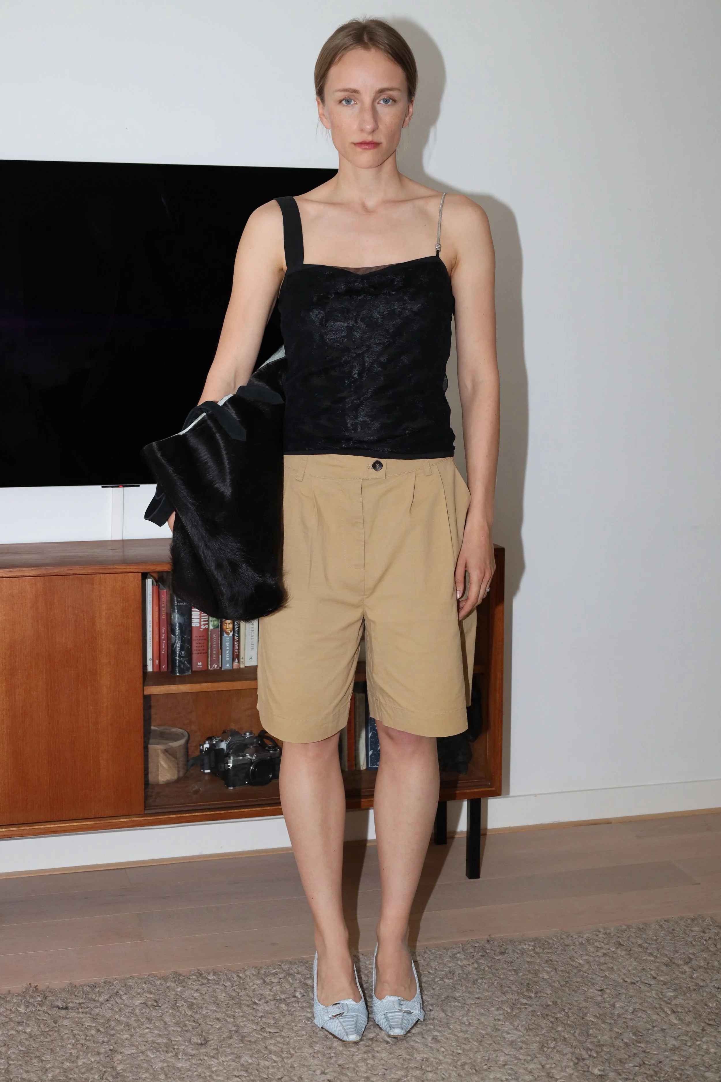 PLEATED SHORTS