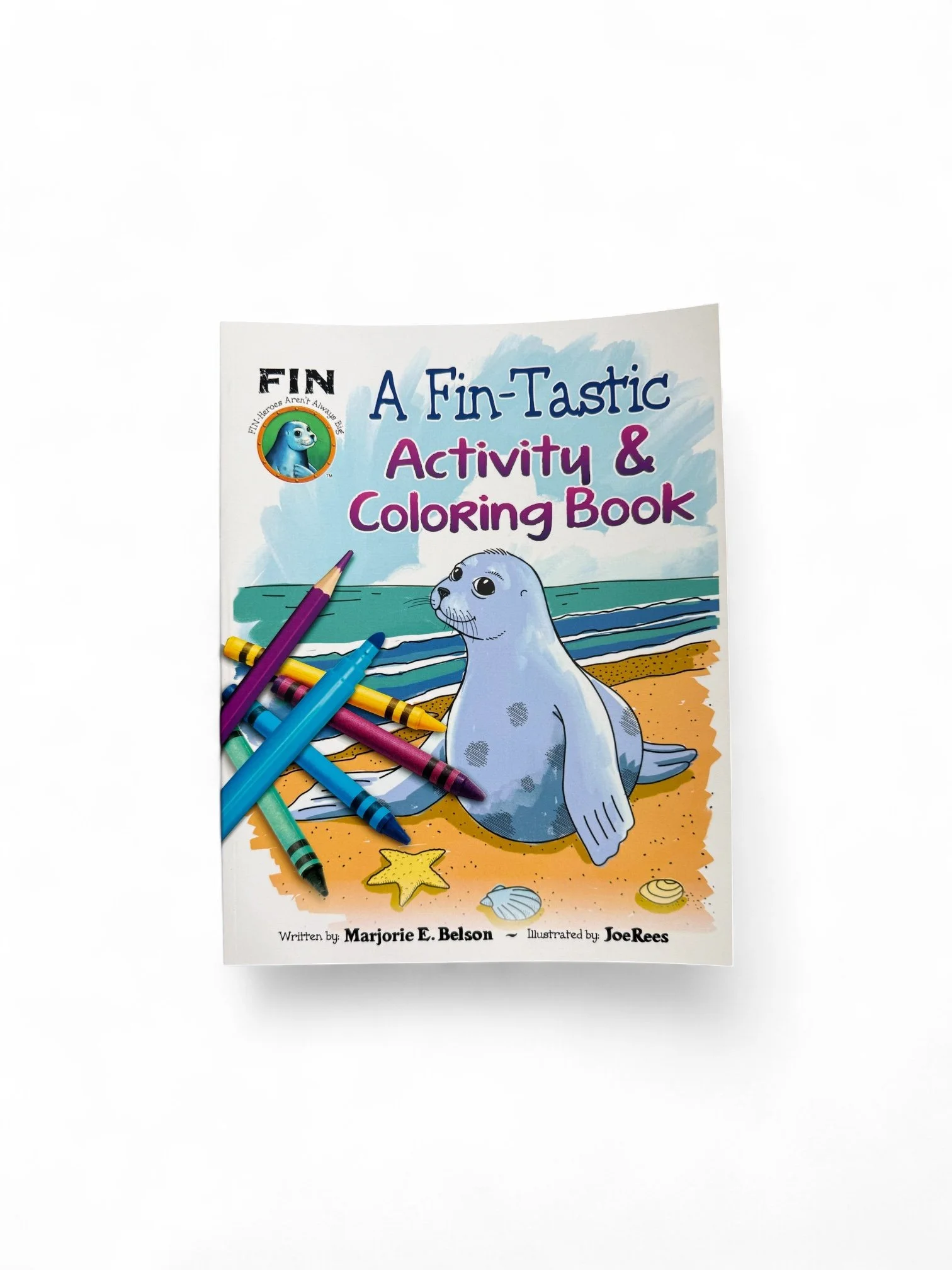 FIN: A Fin-Tastic Activity & Coloring Book