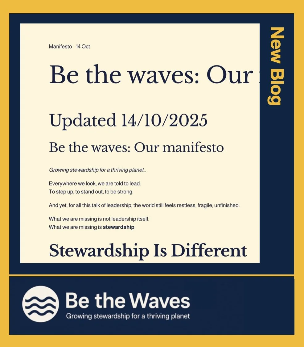Be the waves: Our manifesto