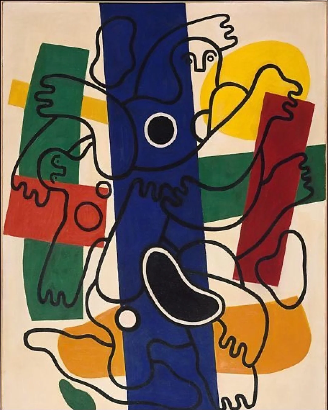 01- Divers, Blue and Black, Fernand L&eacute;ger
02- Big Wheel, Alexander Calder
03- Composition, Francis Picabia
04- Untitled, Wassily Kandinsky
05- PH-1074, Clyfford Still

There&rsquo;s no right way to look at art.
Only what moves you.