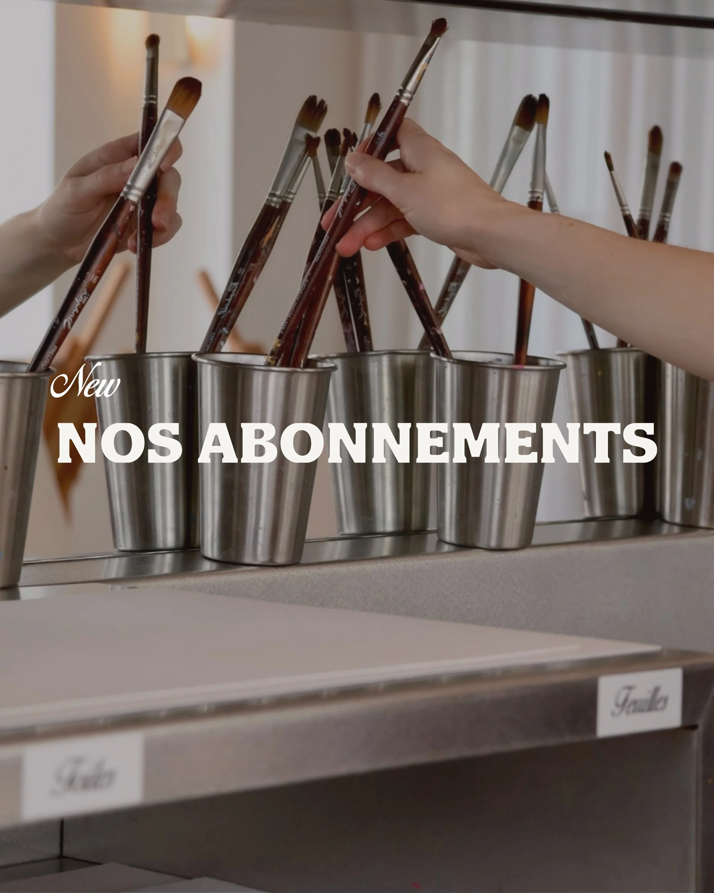 Et si cr&eacute;er devenait une habitude ?

Peindre r&eacute;guli&egrave;rement, avancer sur ses projets, s&rsquo;installer au caf&eacute;, ou simplement prendre le temps de ralentir. Nos nouveaux abonnements sont pens&eacute;s pour faire une place &