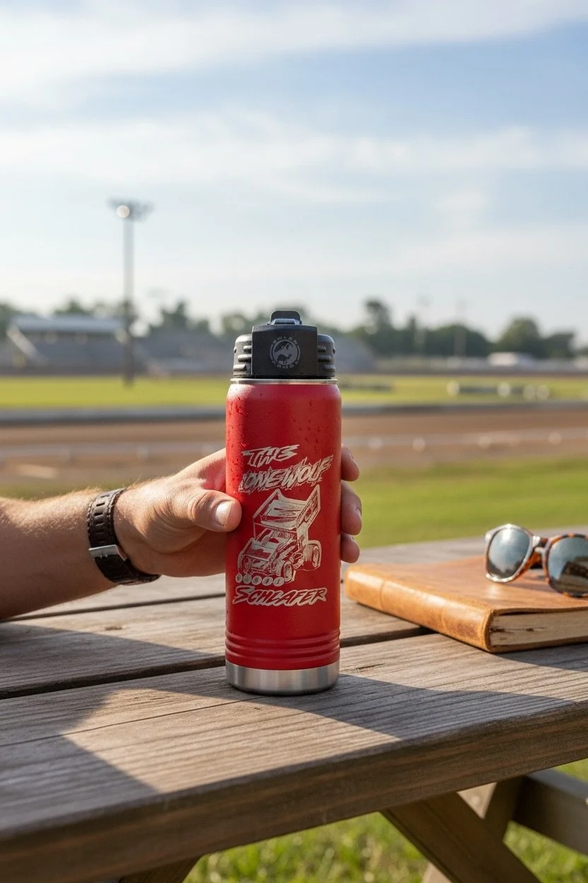 20 Ounce Water Bottle - Lone Wolf Car