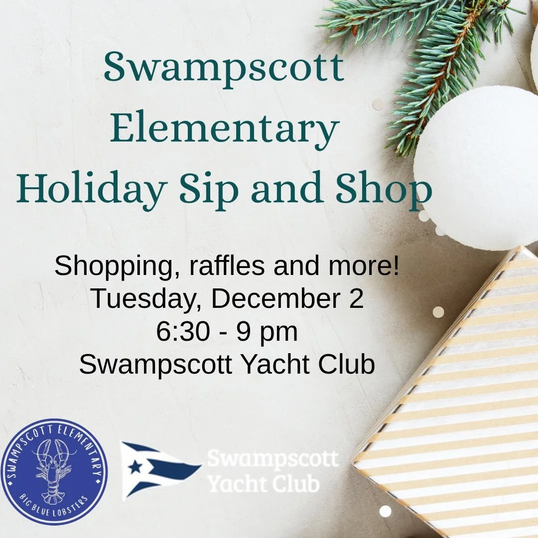 Join us tonight for a festive night of shopping and fun!!! 

So many great vendors!!!! 

Bundke up and we&rsquo;ll see you @swampscottyachtclub!!!