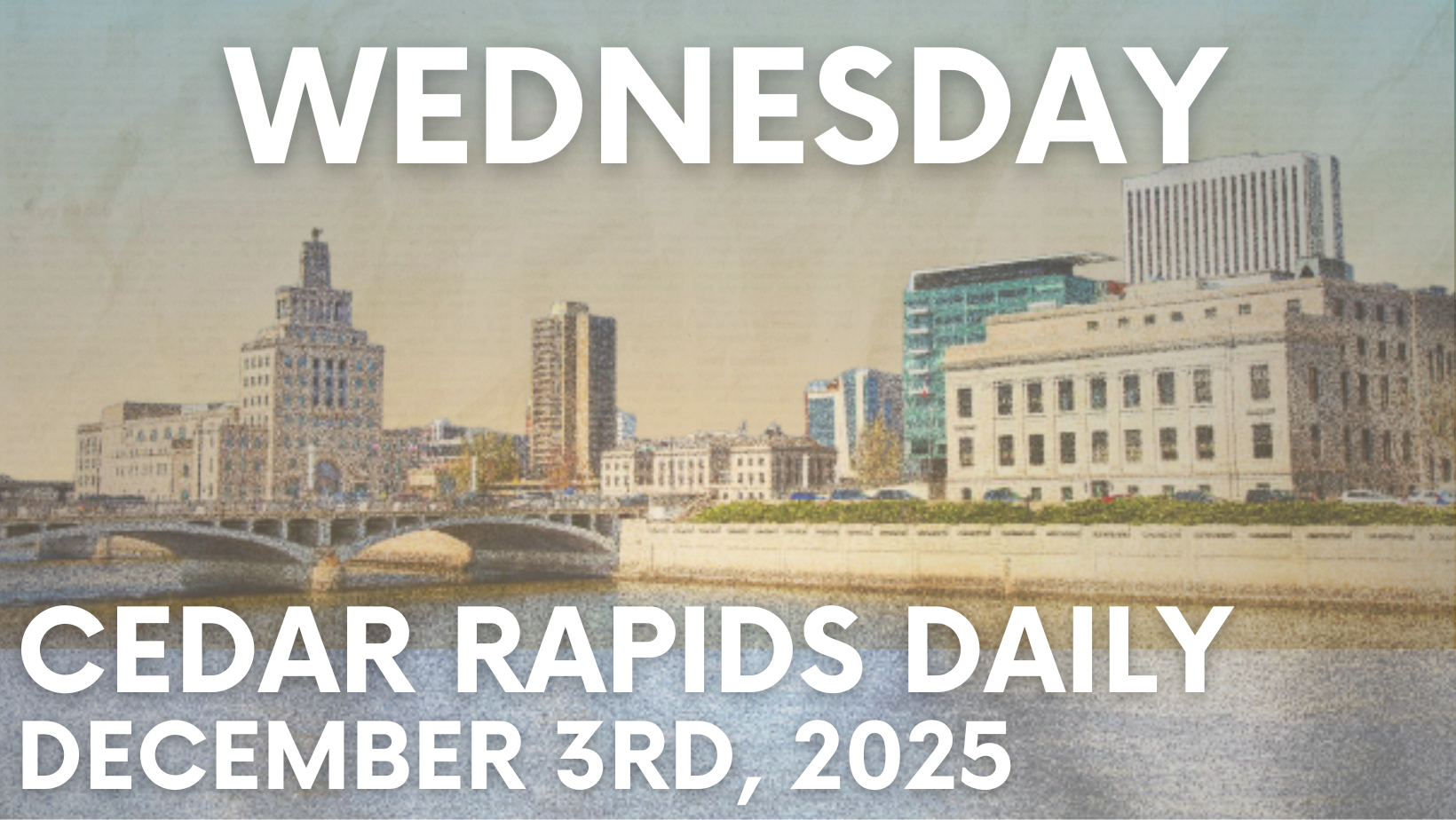 Events for Wednesday, December 3rd, 2025