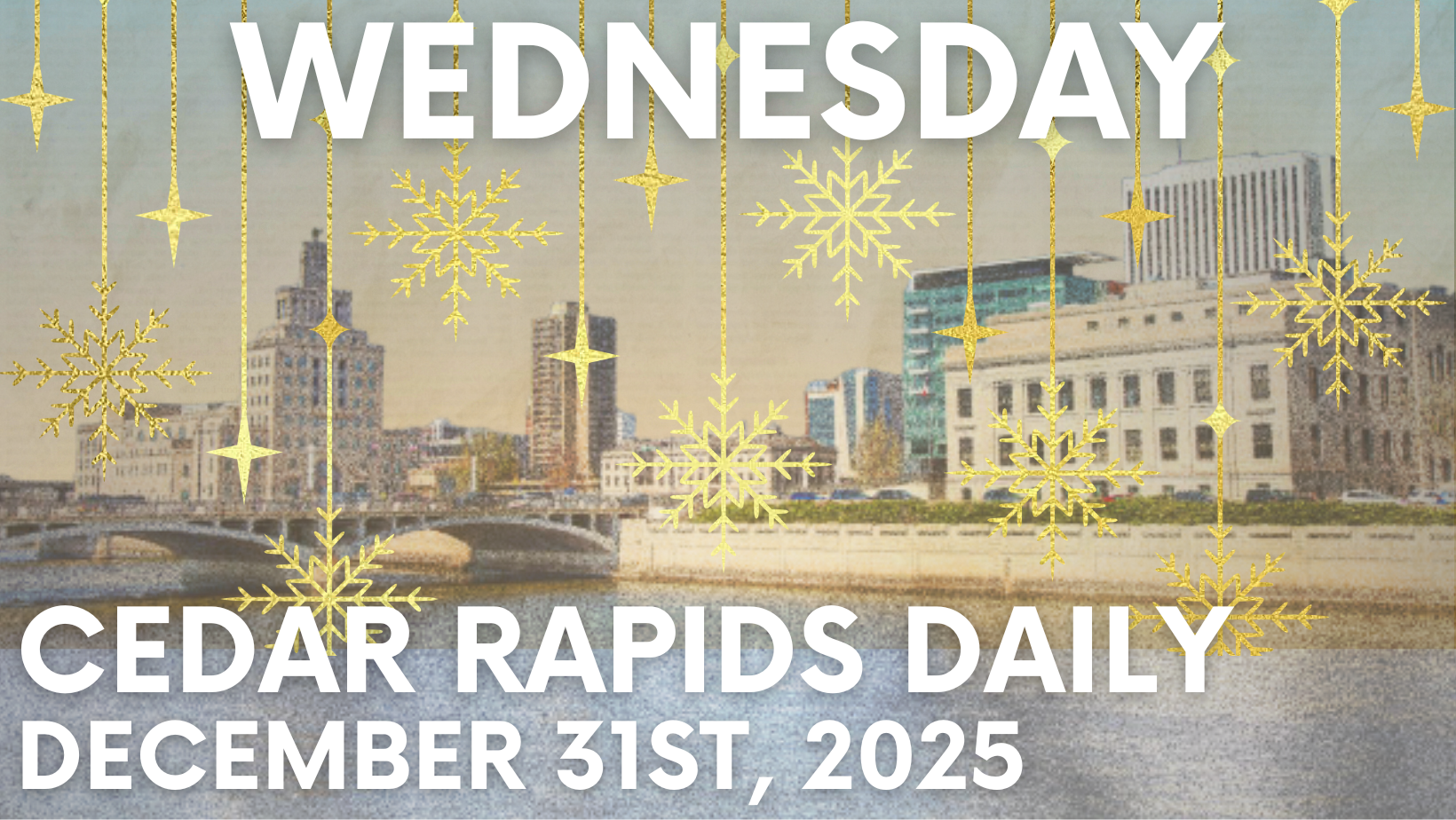 Events for Wednesday, December 31st, 2025 