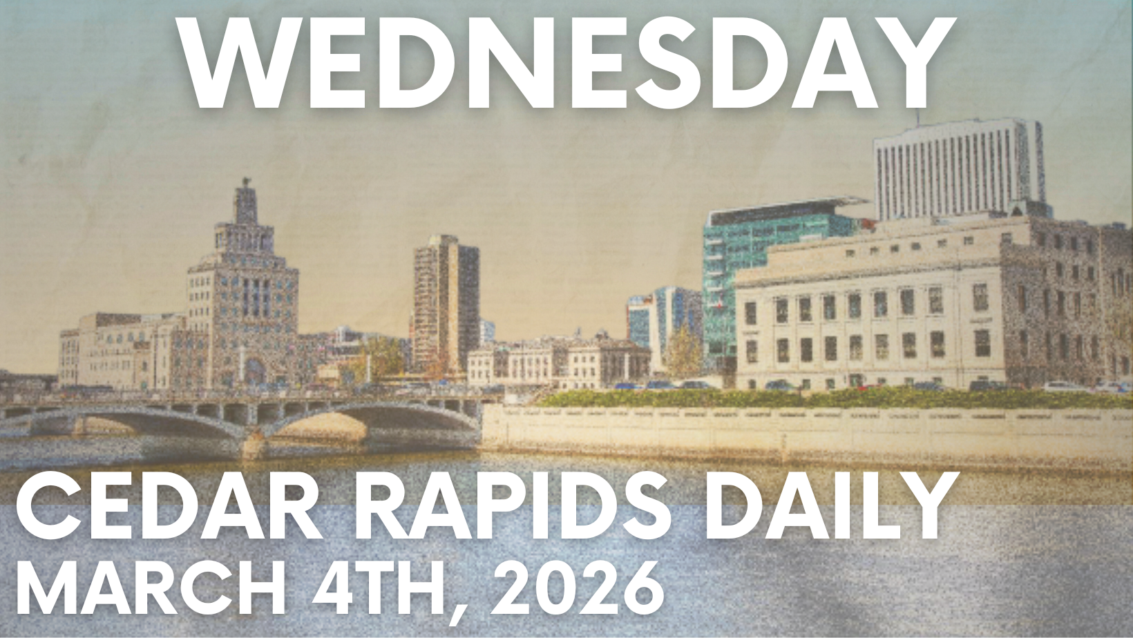 Events for Wednesday, March 4th, 2026. 