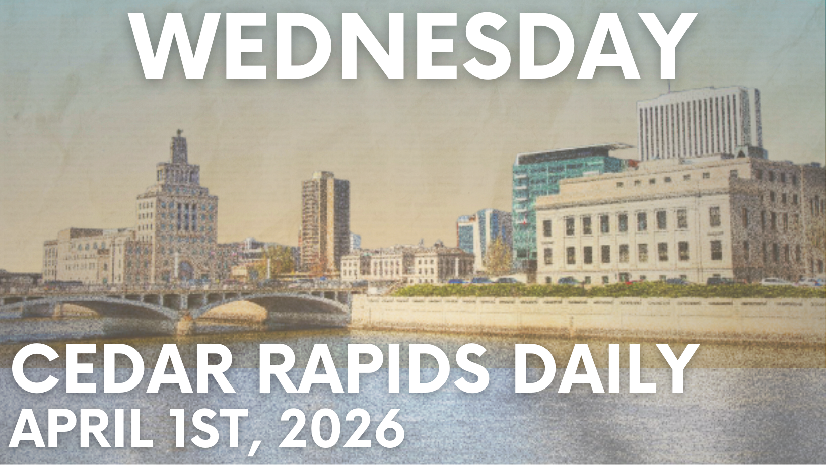 Events for Wednesday, April 1st 2026. 