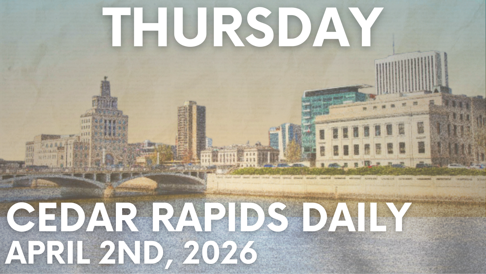 Events for Thursday, April 2nd, 2026. 