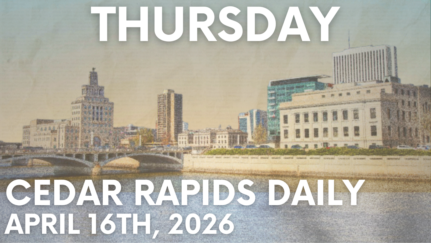 Events for Thursday, April 16th, 2026. 