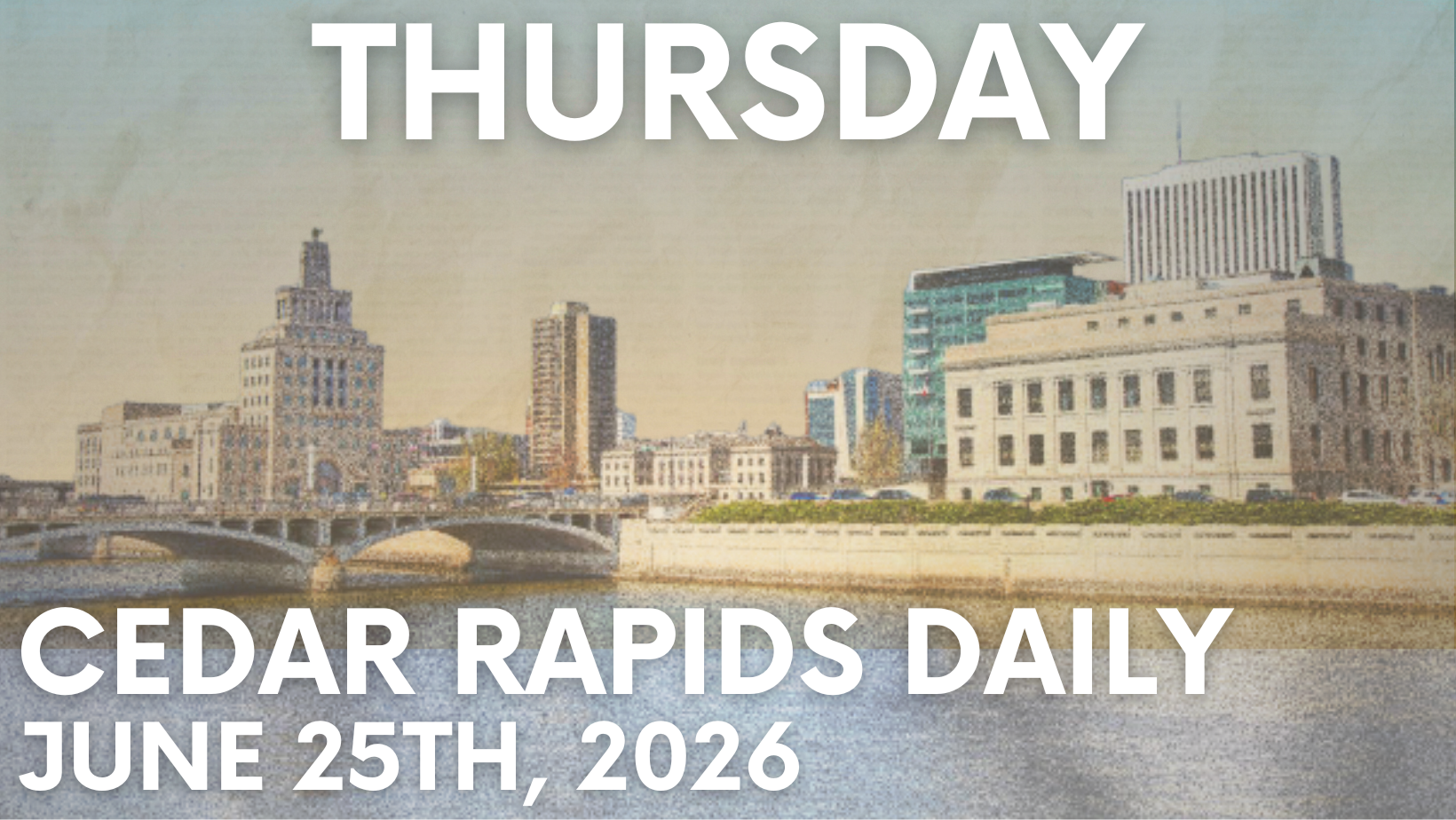 Events for Thursday, June 25th, 2026. 