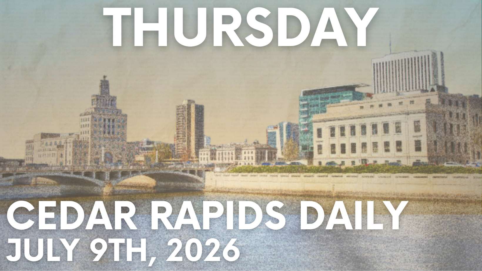 Events for Thursday, July 9th, 2026. 