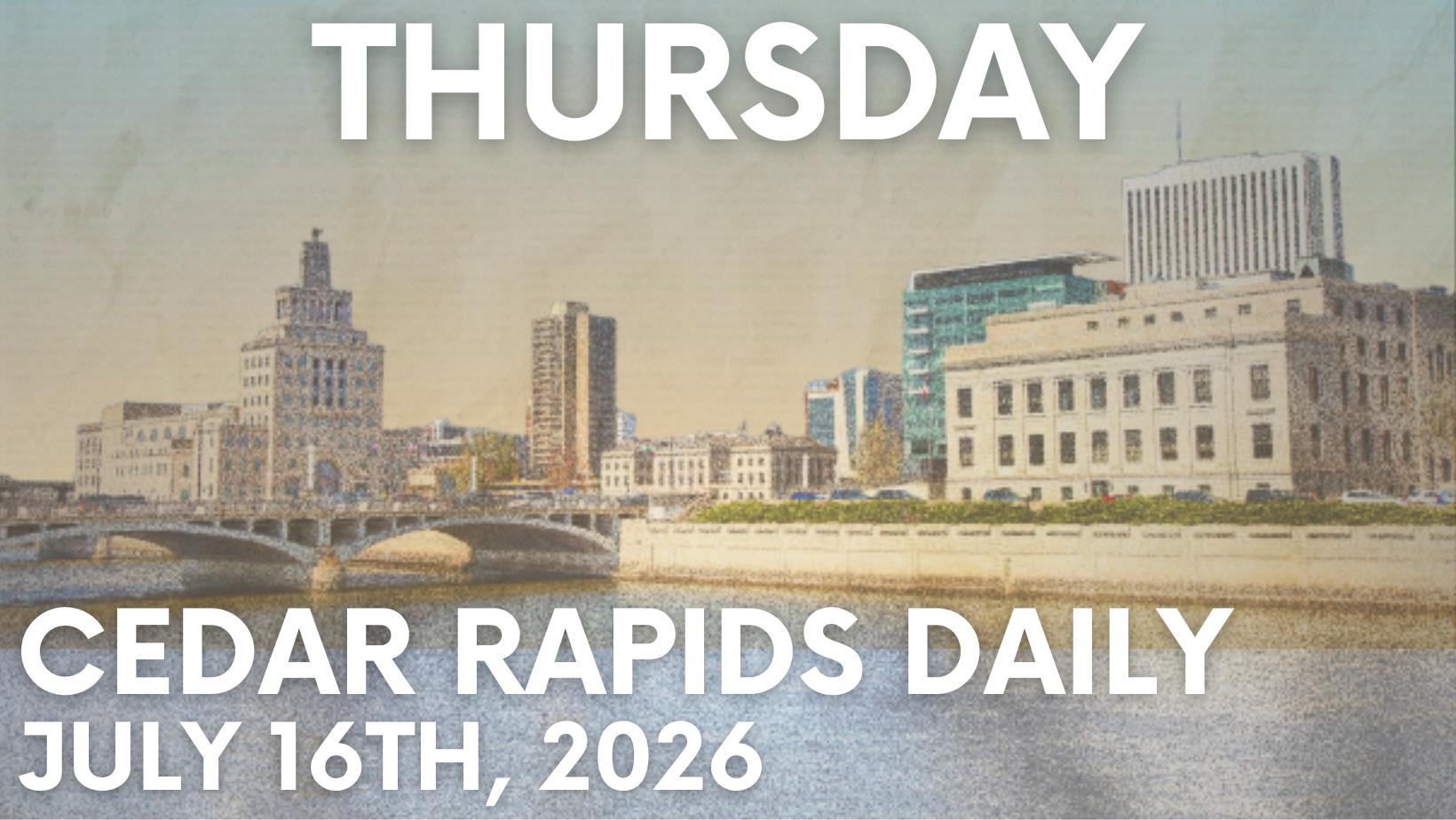 Events for Thursday, July 16th, 2026. 