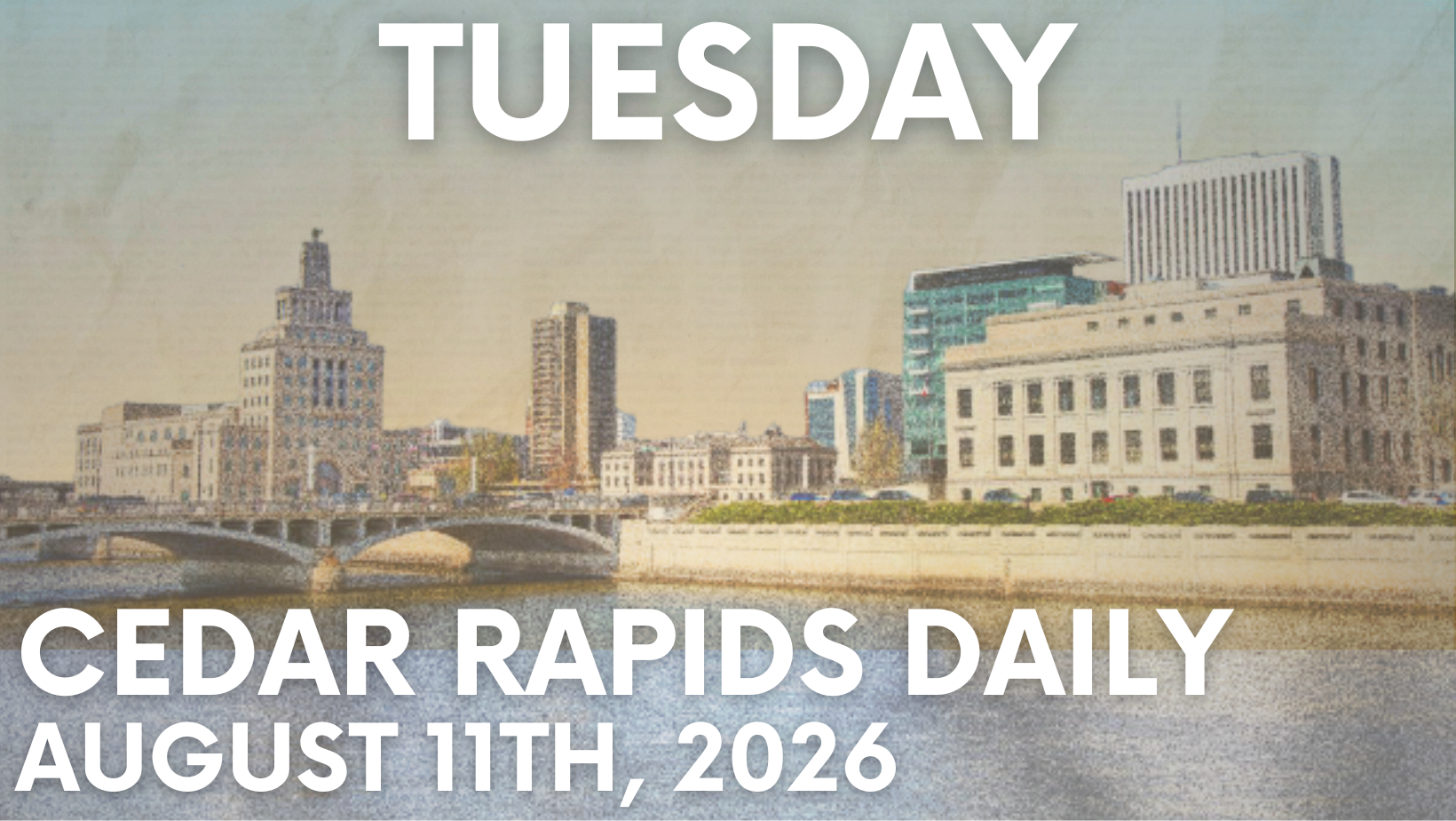 Events for Tuesday, August 11th, 2026. 