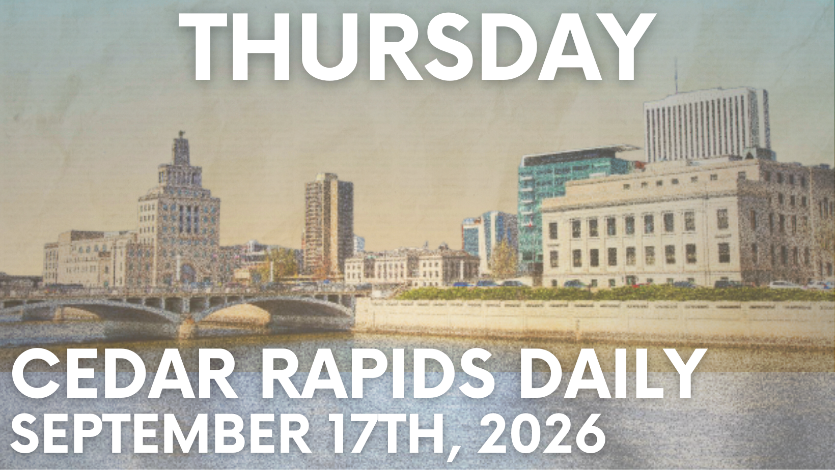 Events for Thursday, September 17th, 2026. 