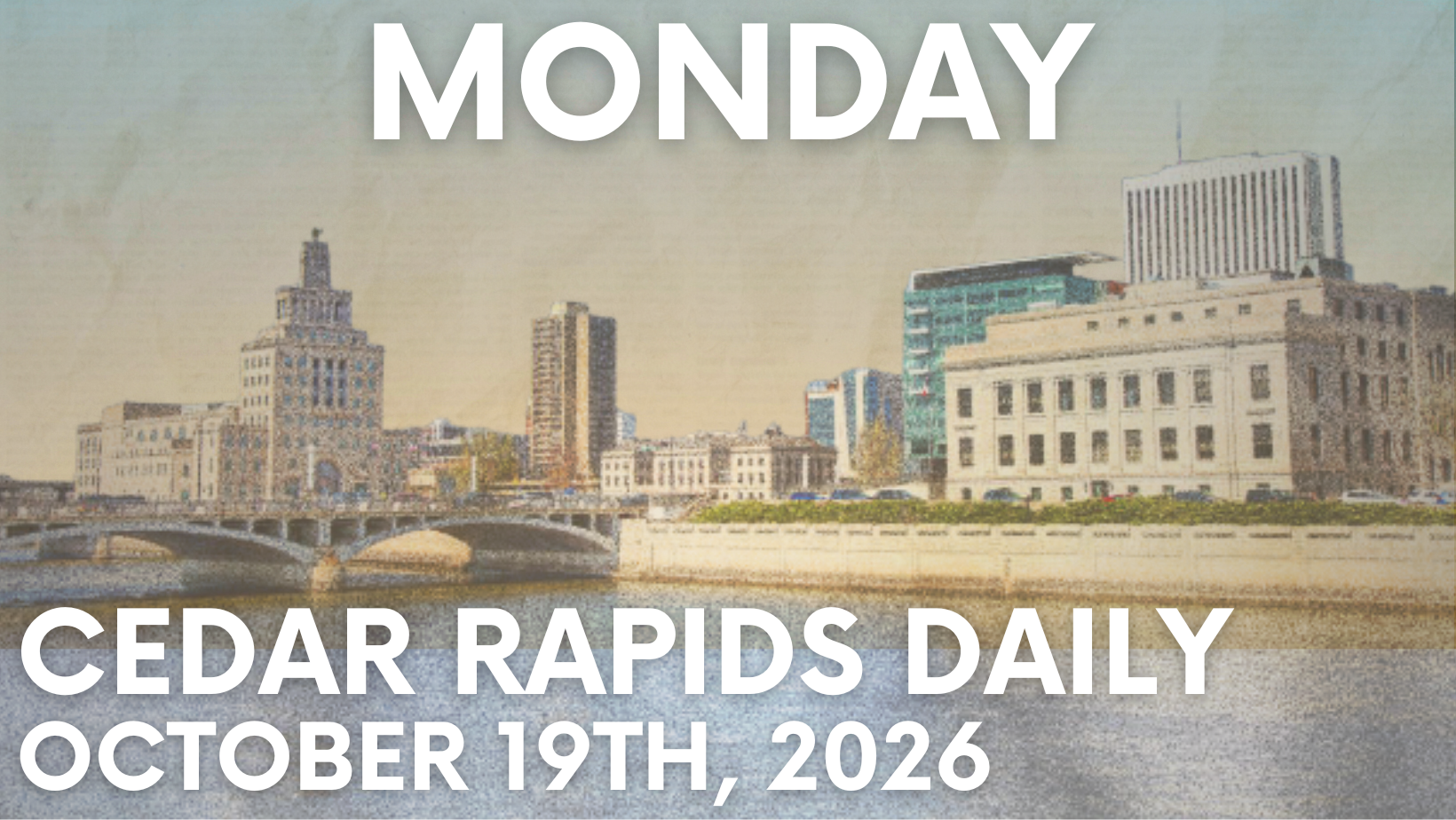 Events for Monday, October 19th, 2026. 