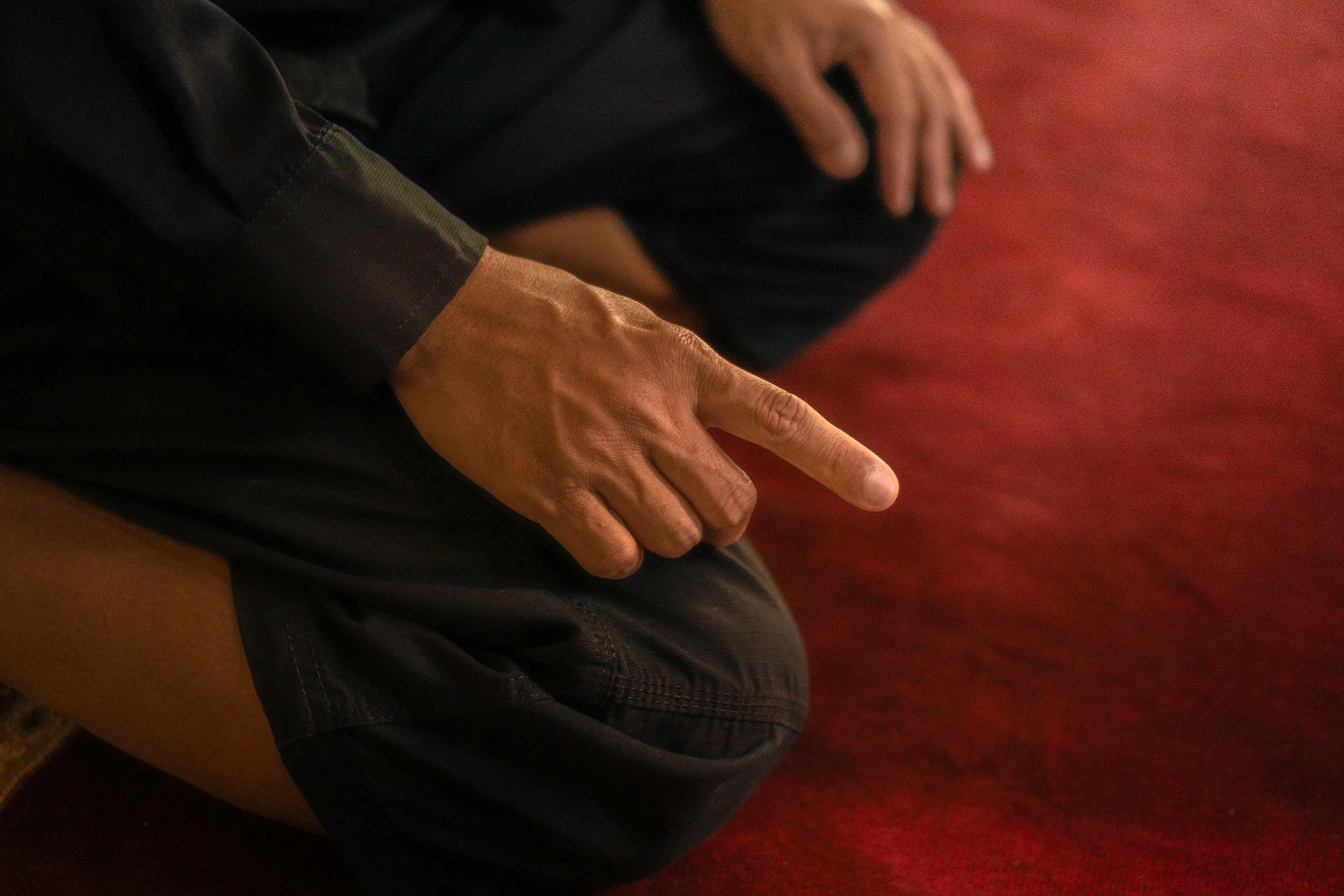 What healing practice calmed me today?