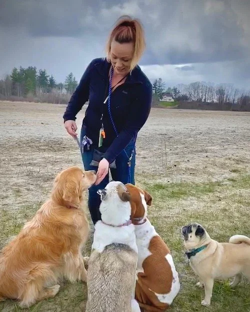 Tammy with dogs